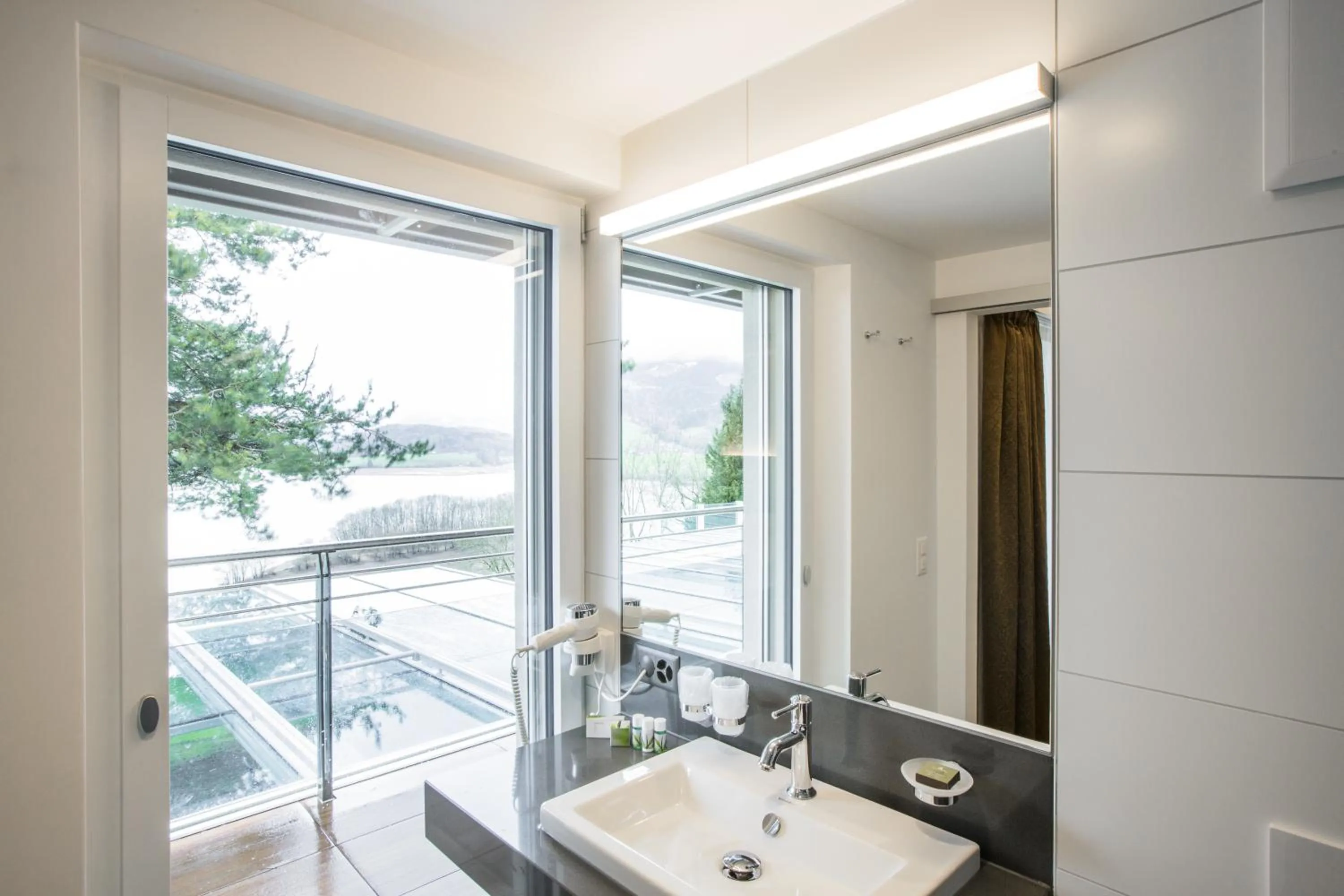 Toilet in Romantik Hotel le Vignier