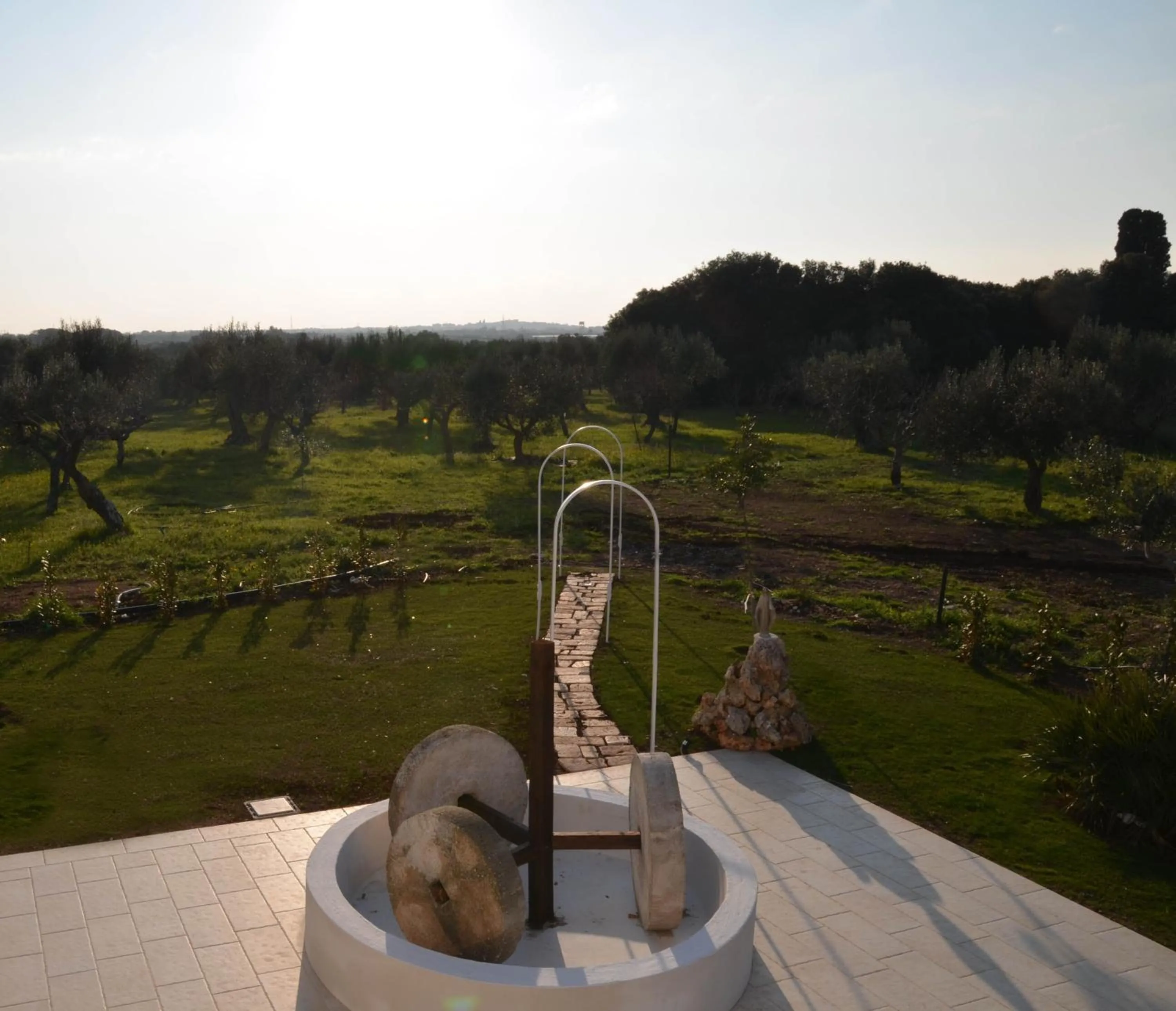 Garden in Masseria Poli Country House
