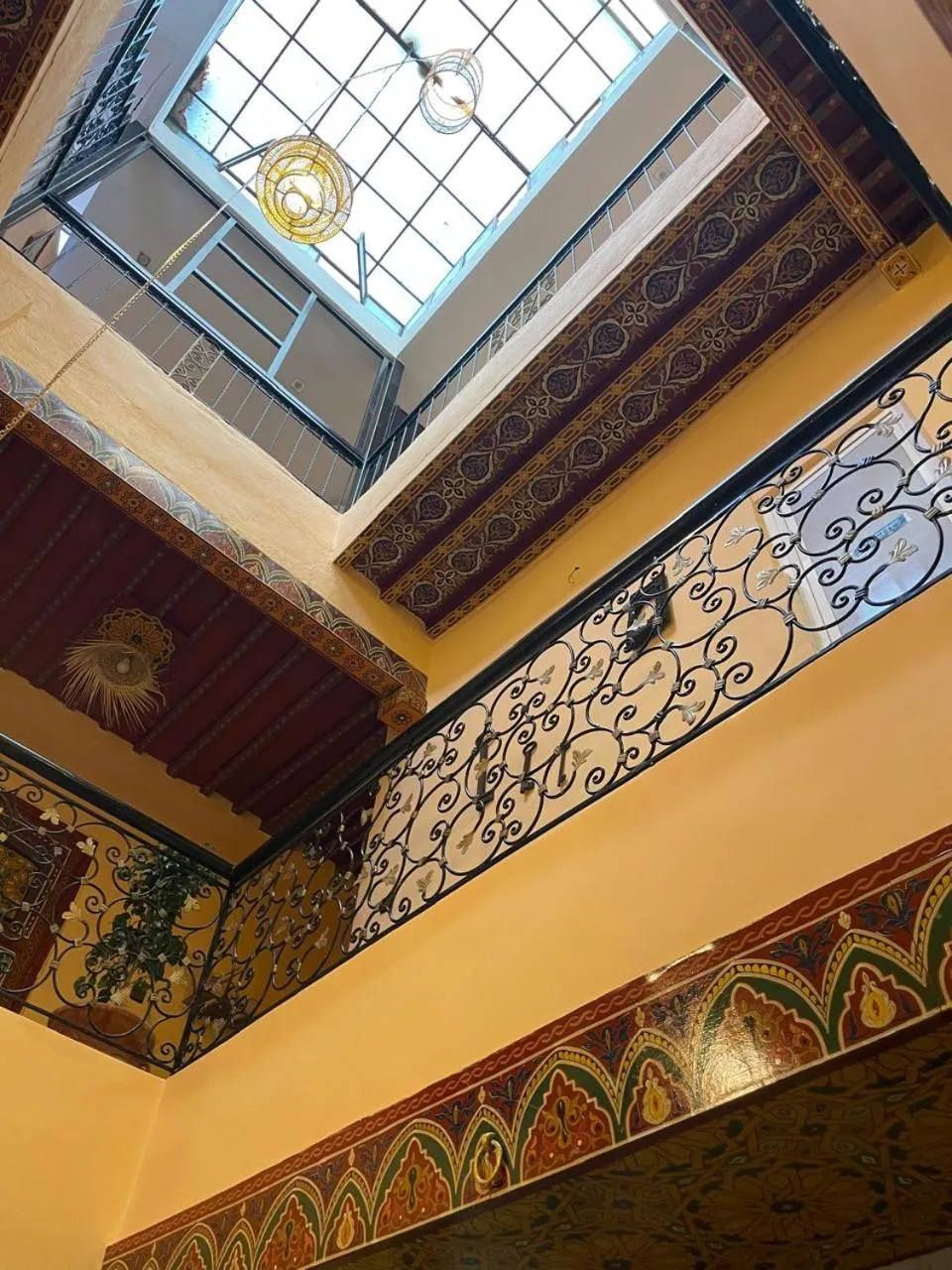 Patio in Downtown Hostel