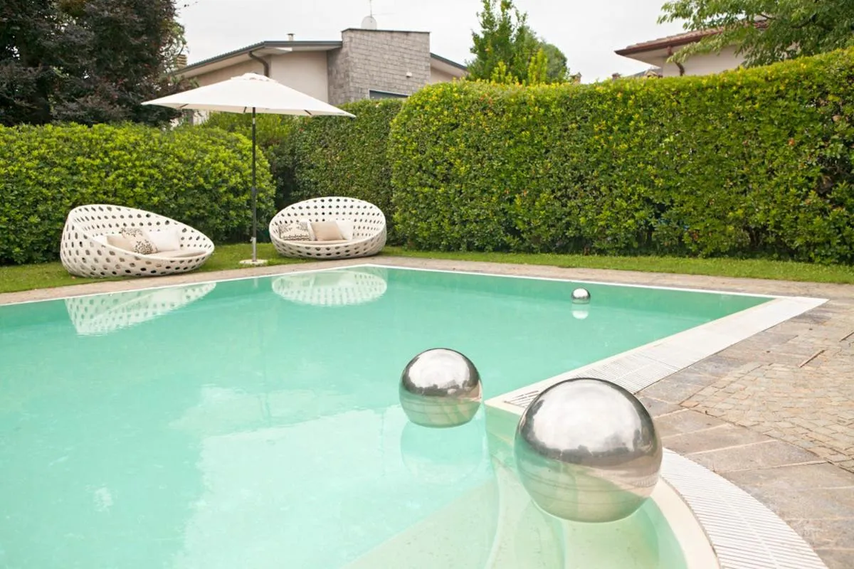 Garden view in Arosio Hotel