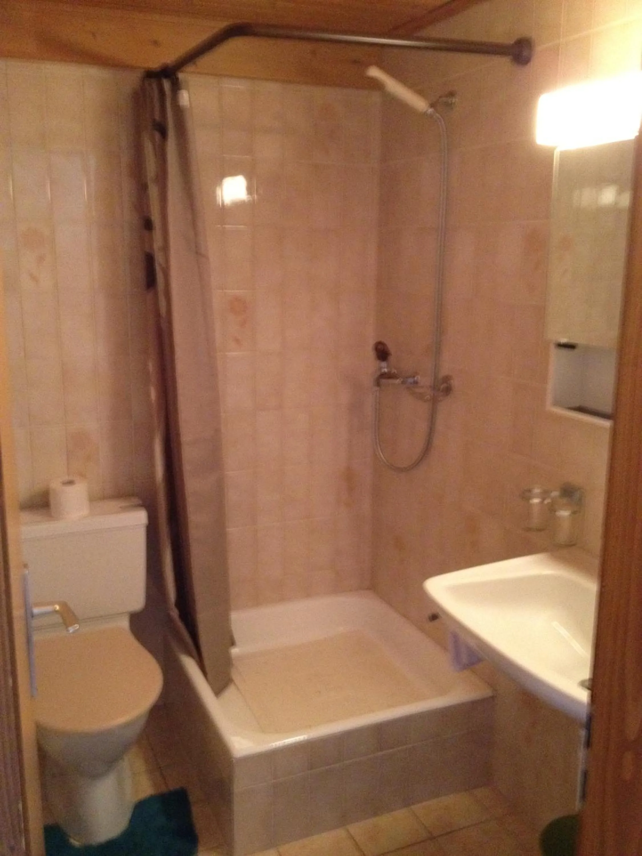 Shower in Hôtel du Gd-St-Bernard