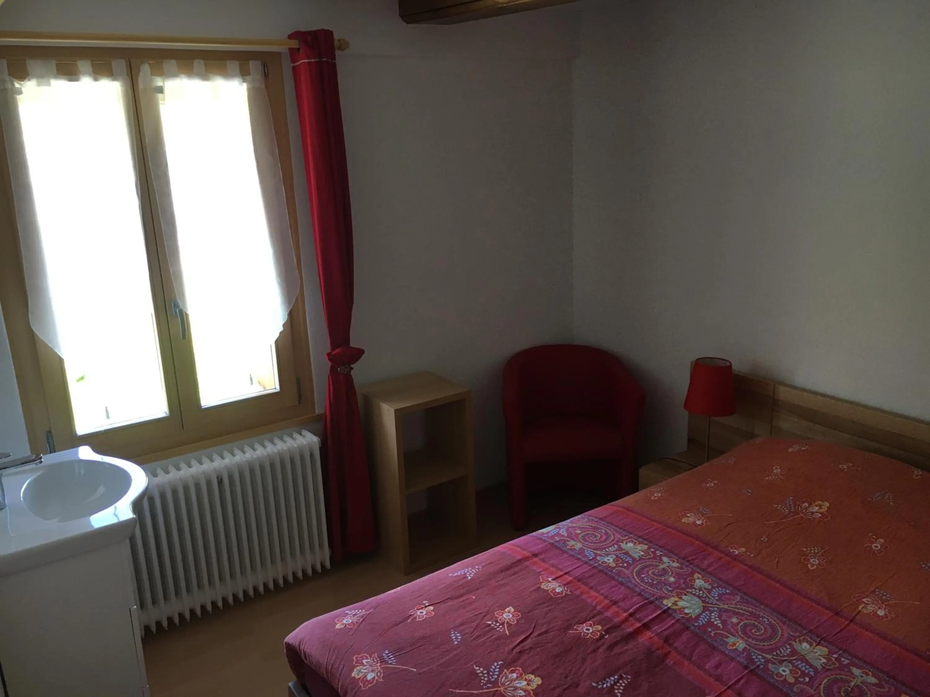 Bed in Hôtel du Gd-St-Bernard