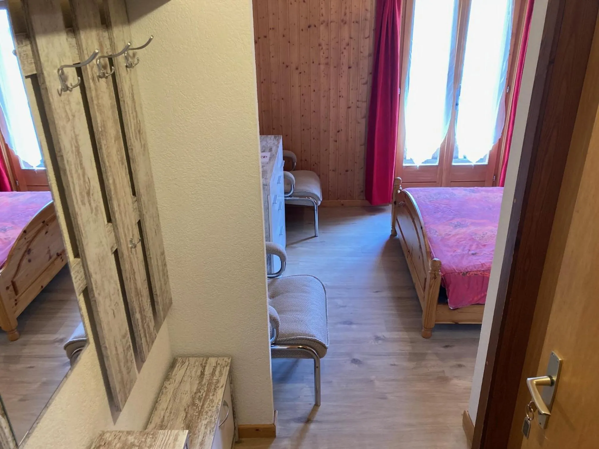 Bed in Hôtel du Gd-St-Bernard