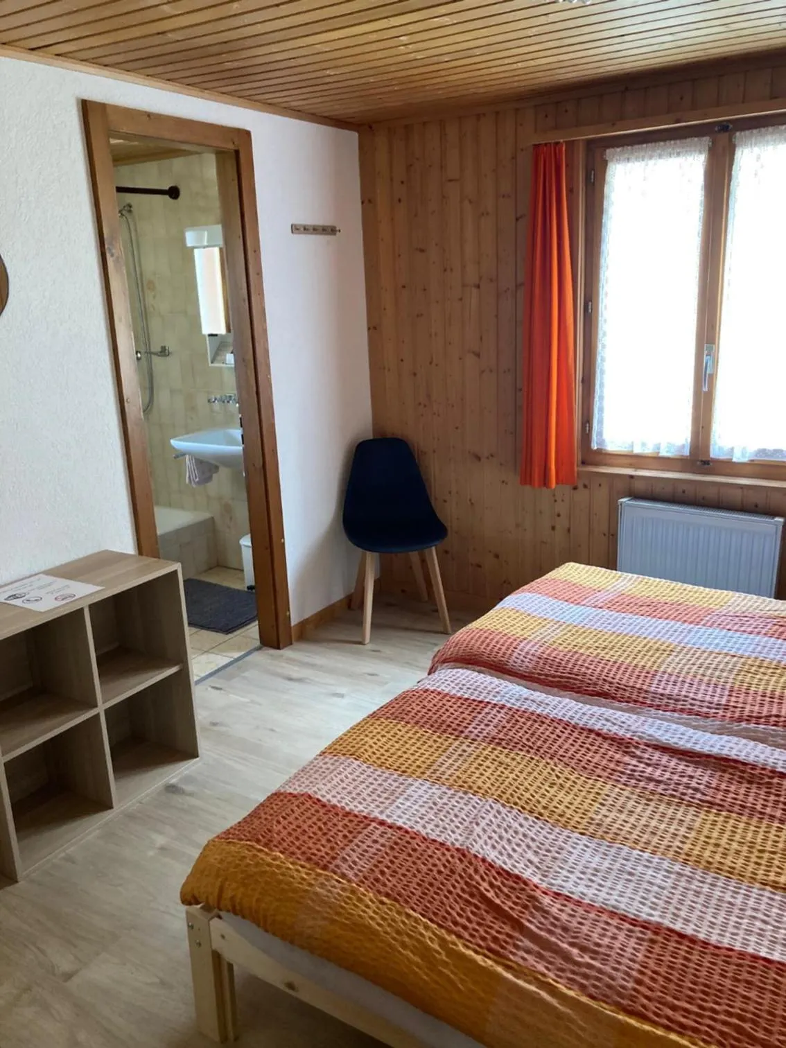 Bed in Hôtel du Gd-St-Bernard