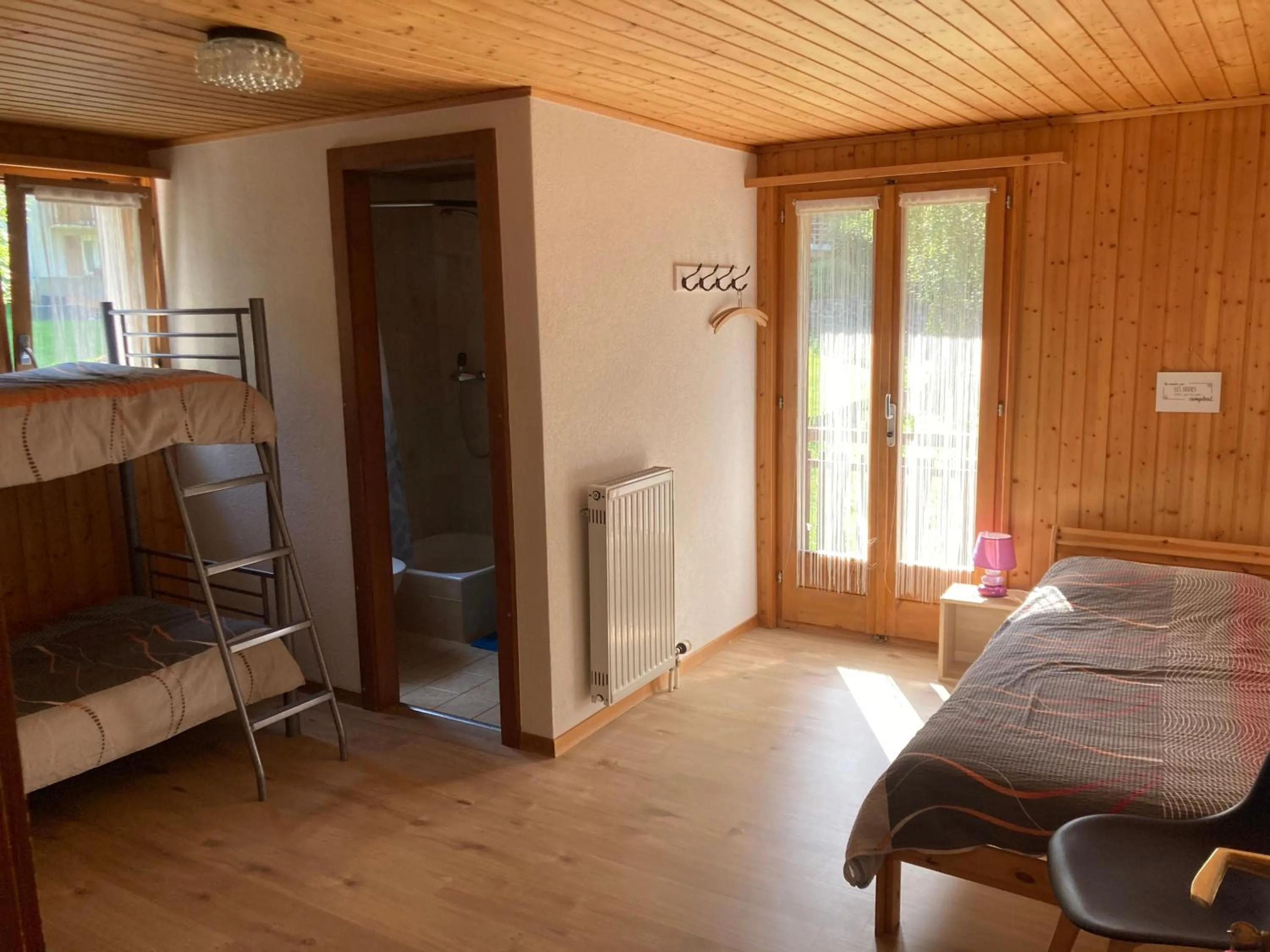 Bed in Hôtel du Gd-St-Bernard