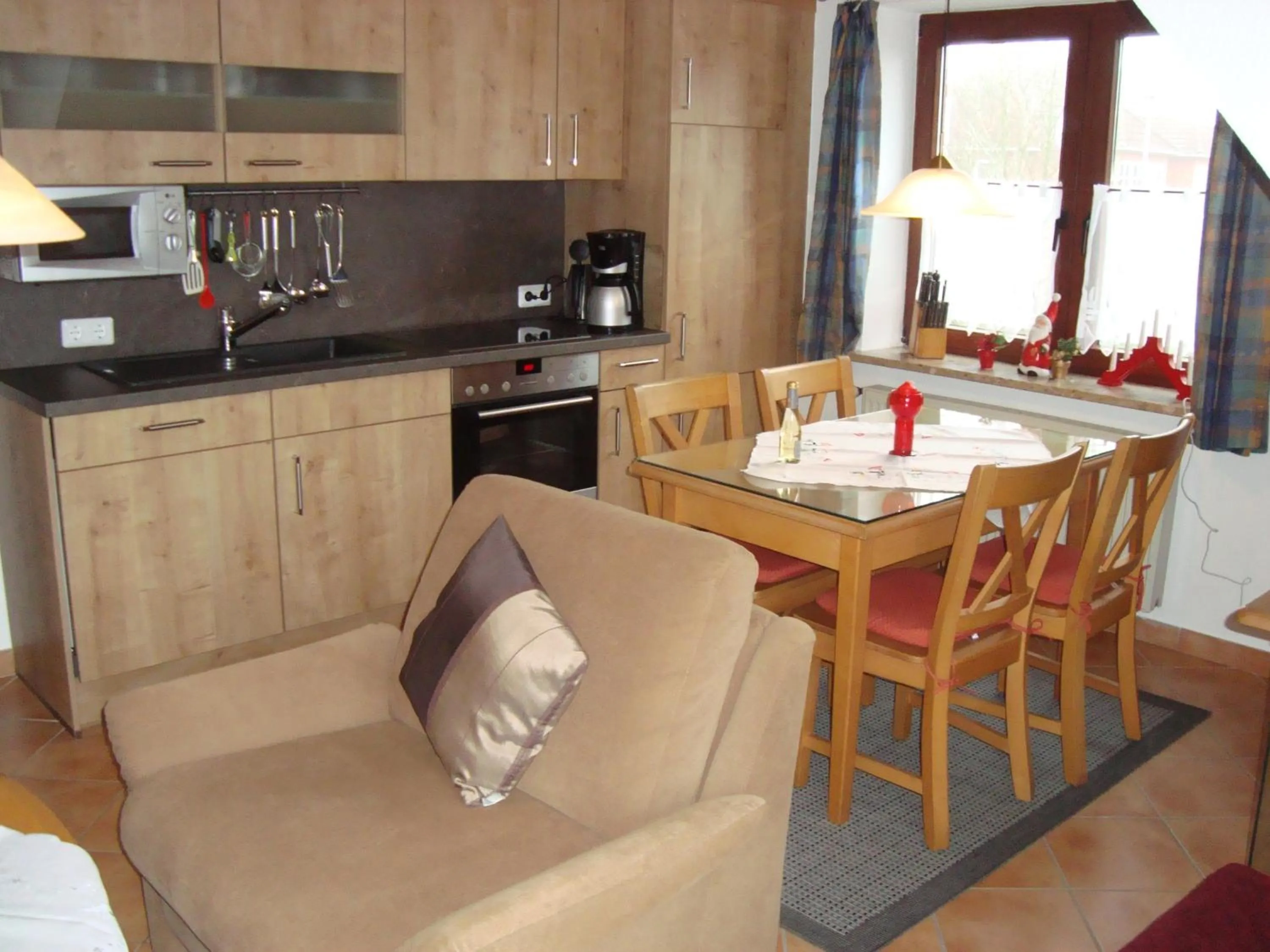 Kitchen or kitchenette in Haus Kathrin