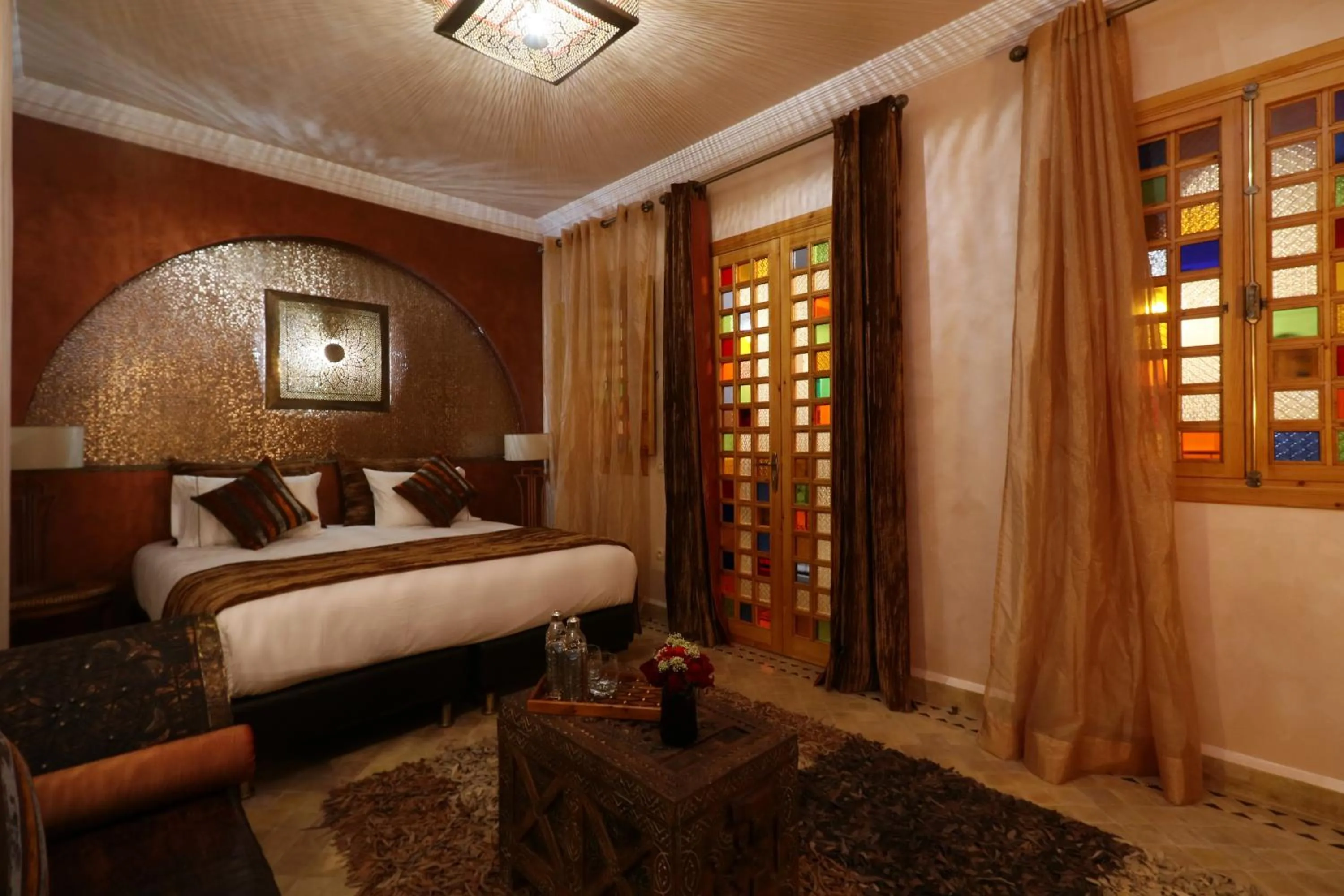 Photo of the whole room, Bed in Riad Andallaspa