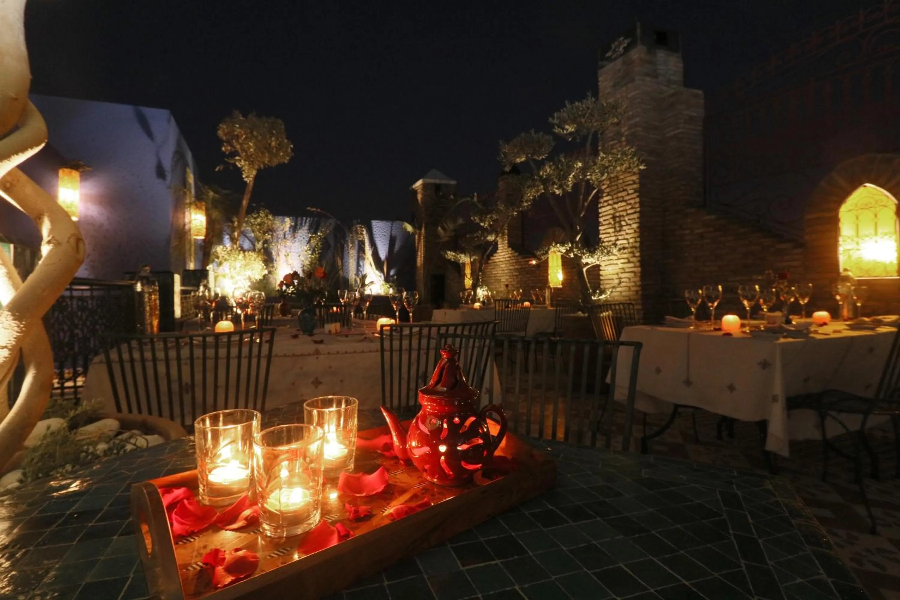 Patio in Riad Andallaspa