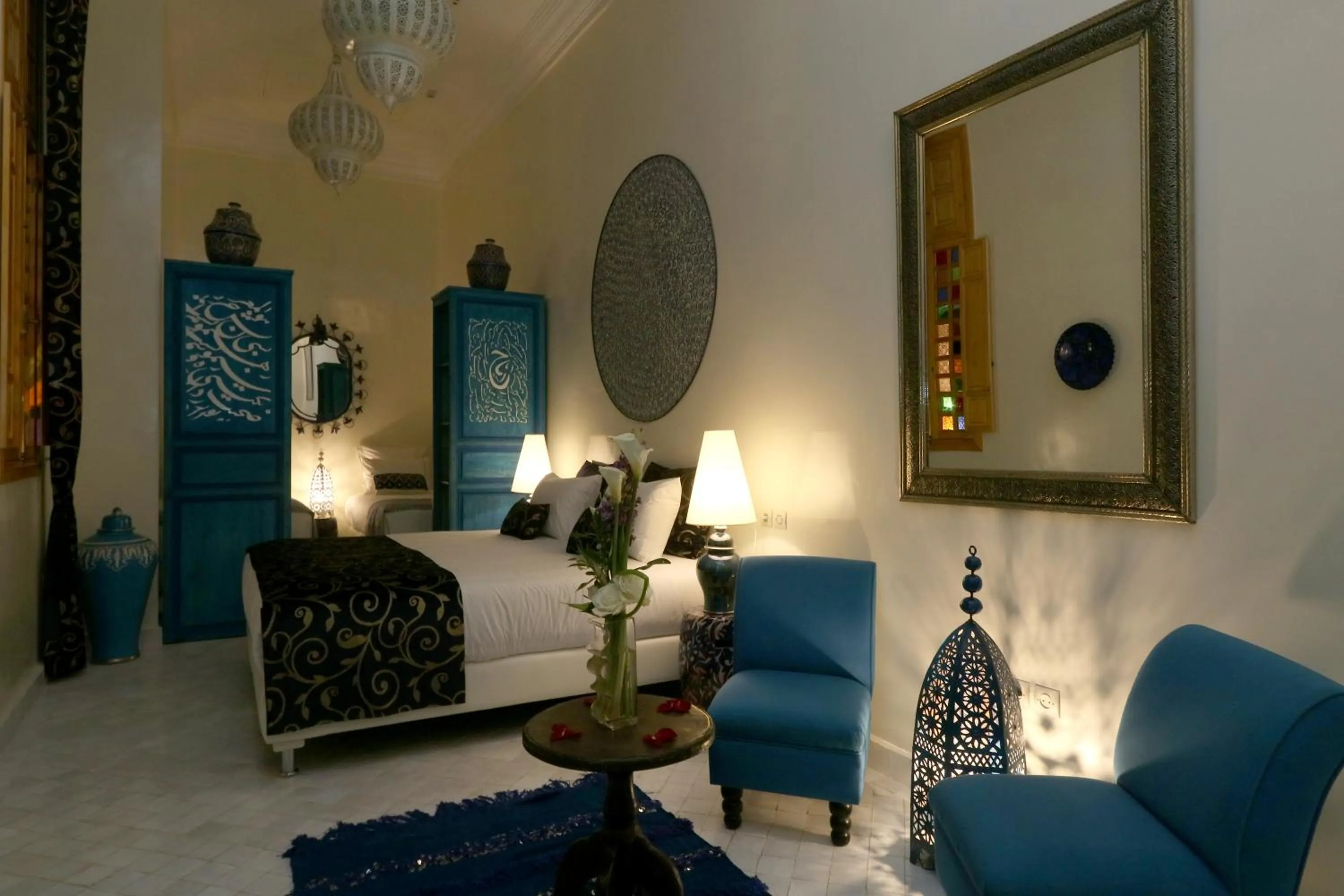 Living room in Riad Andallaspa