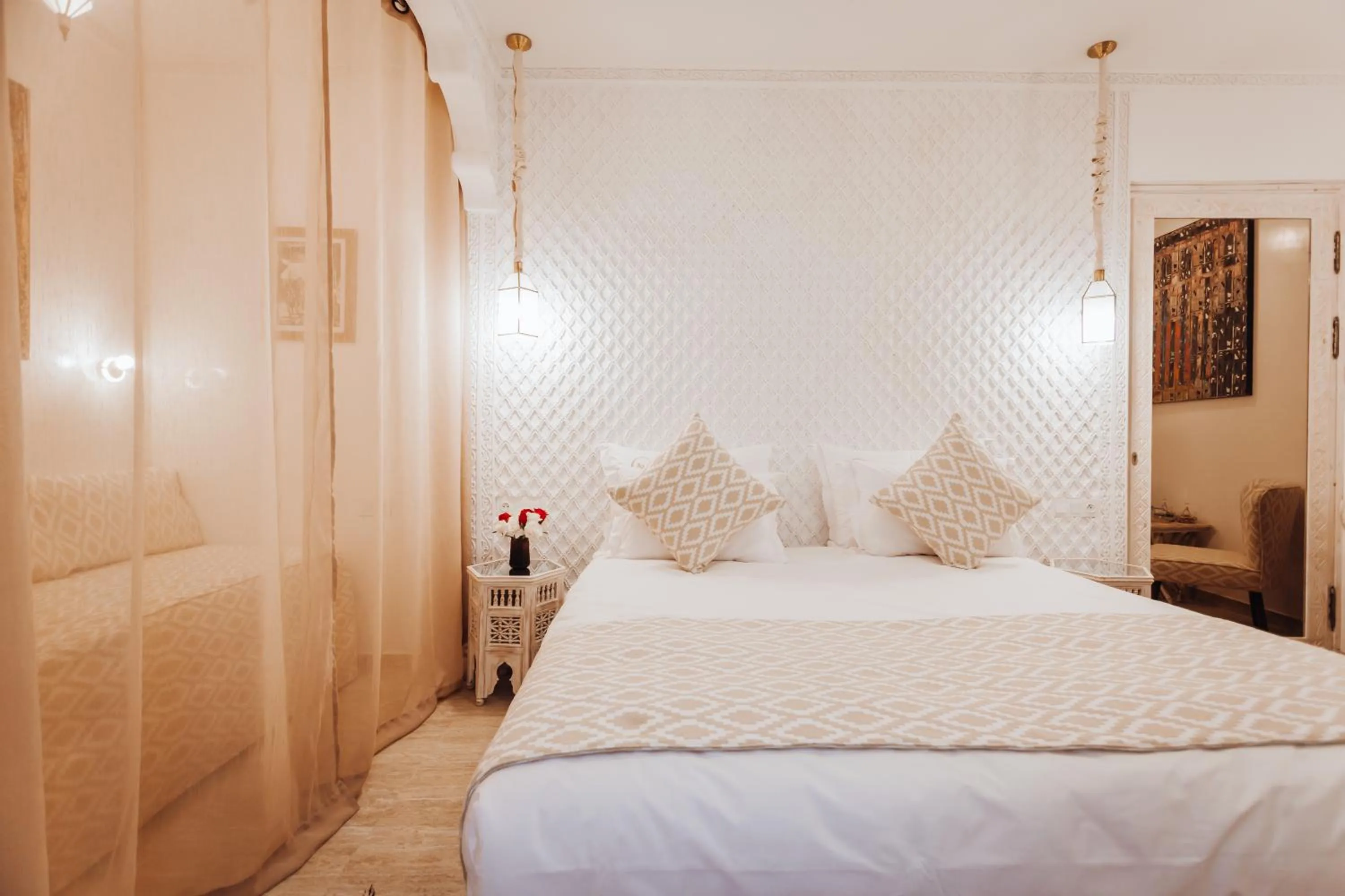 Bedroom, Bed in Riad Andallaspa