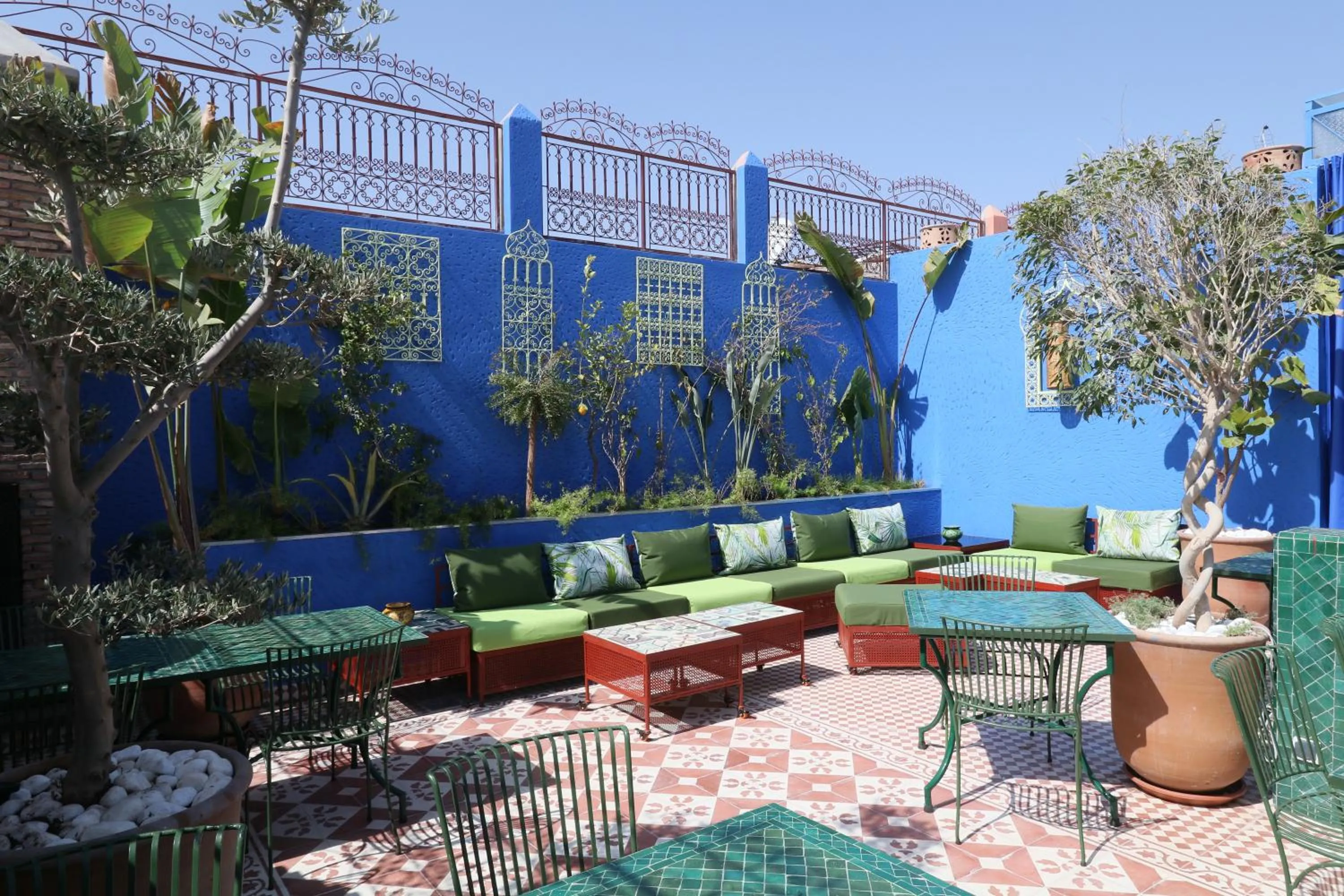 Patio in Riad Andallaspa