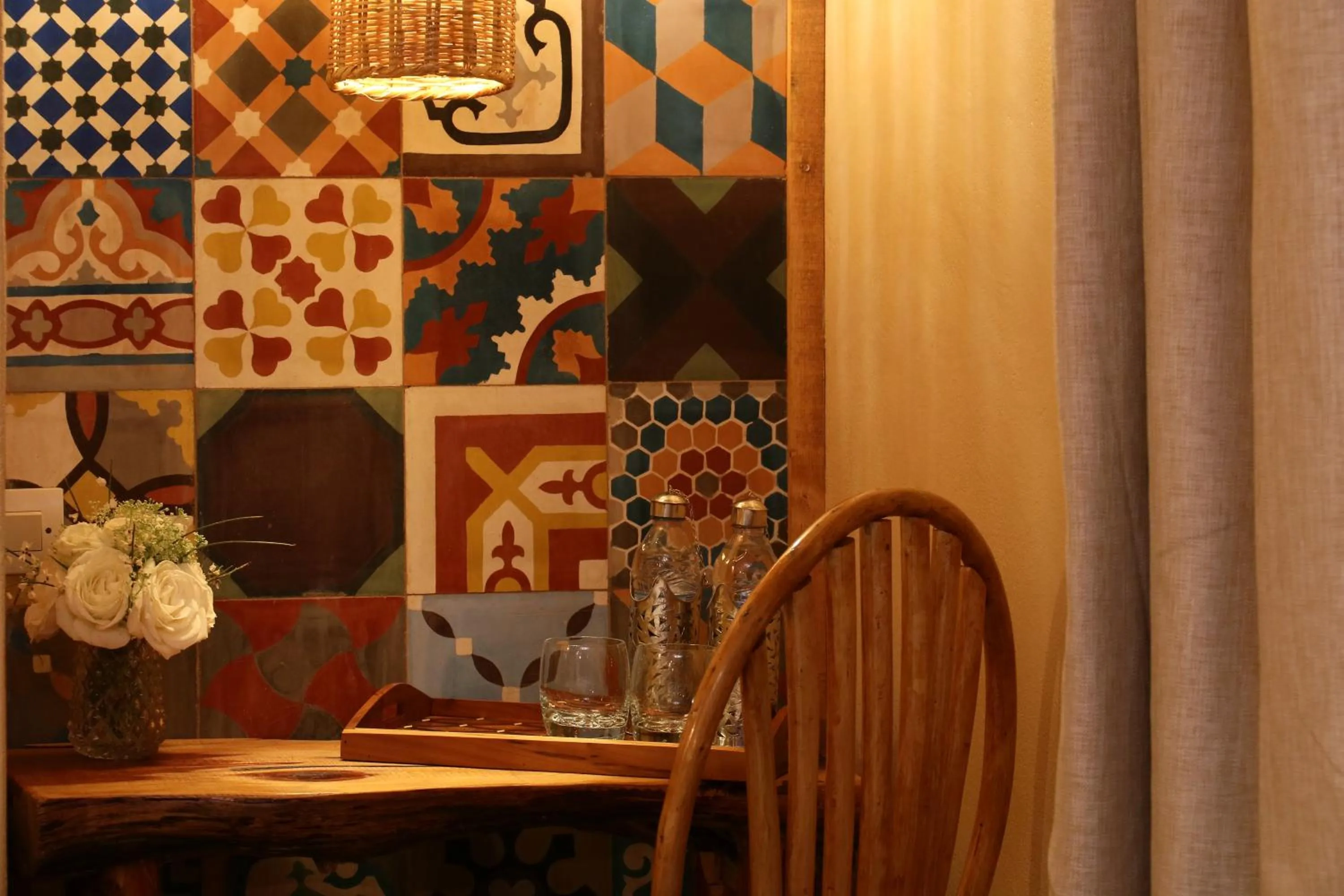 Decorative detail in Riad Andallaspa