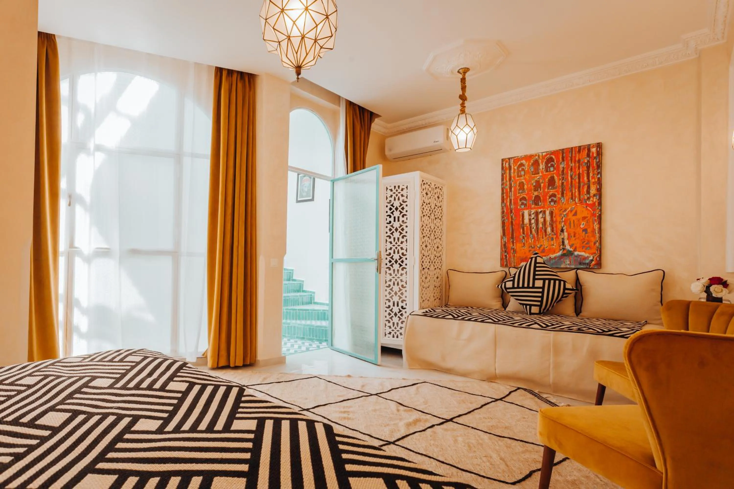Photo of the whole room, Bed in Riad Andallaspa