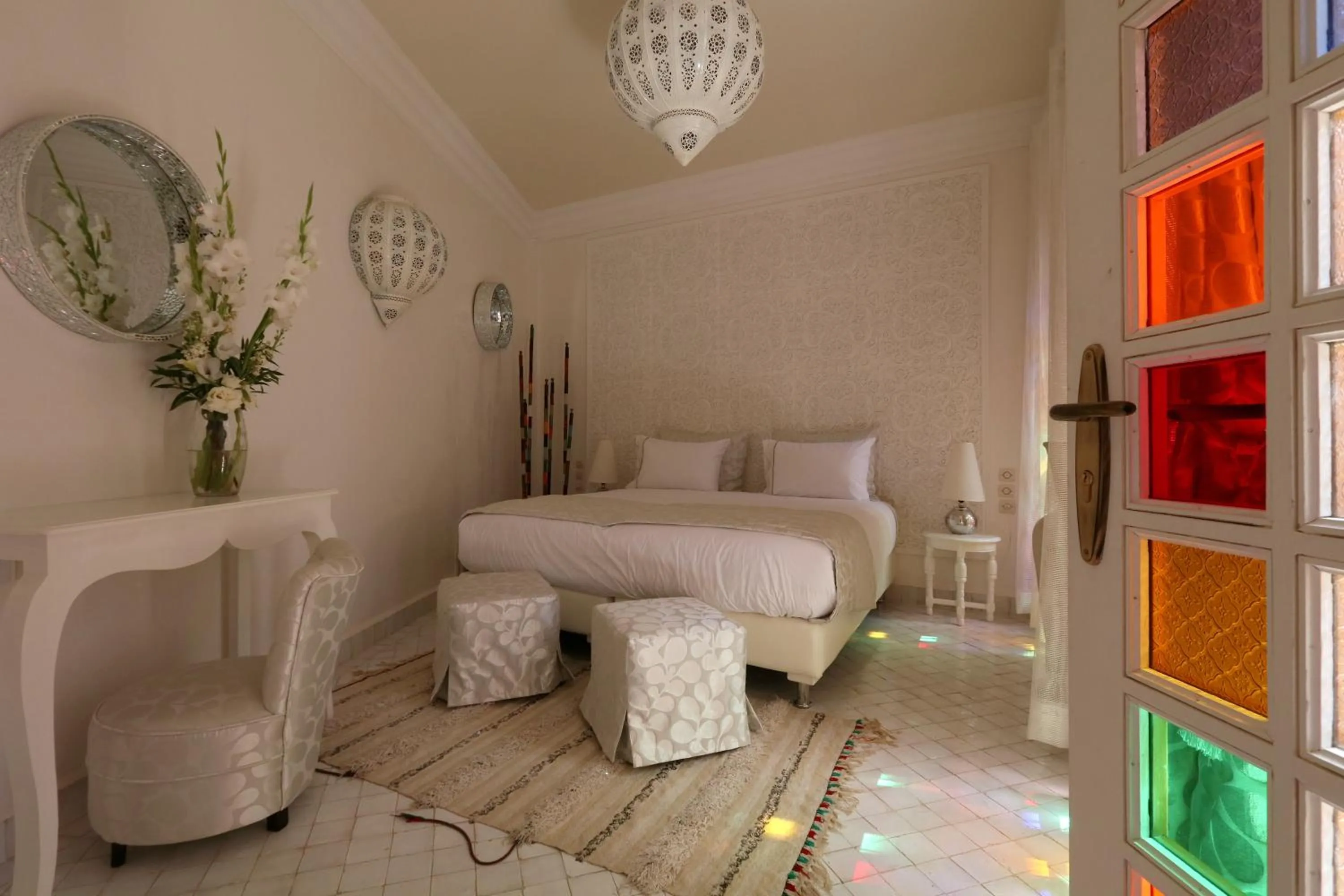 Photo of the whole room, Bed in Riad Andallaspa