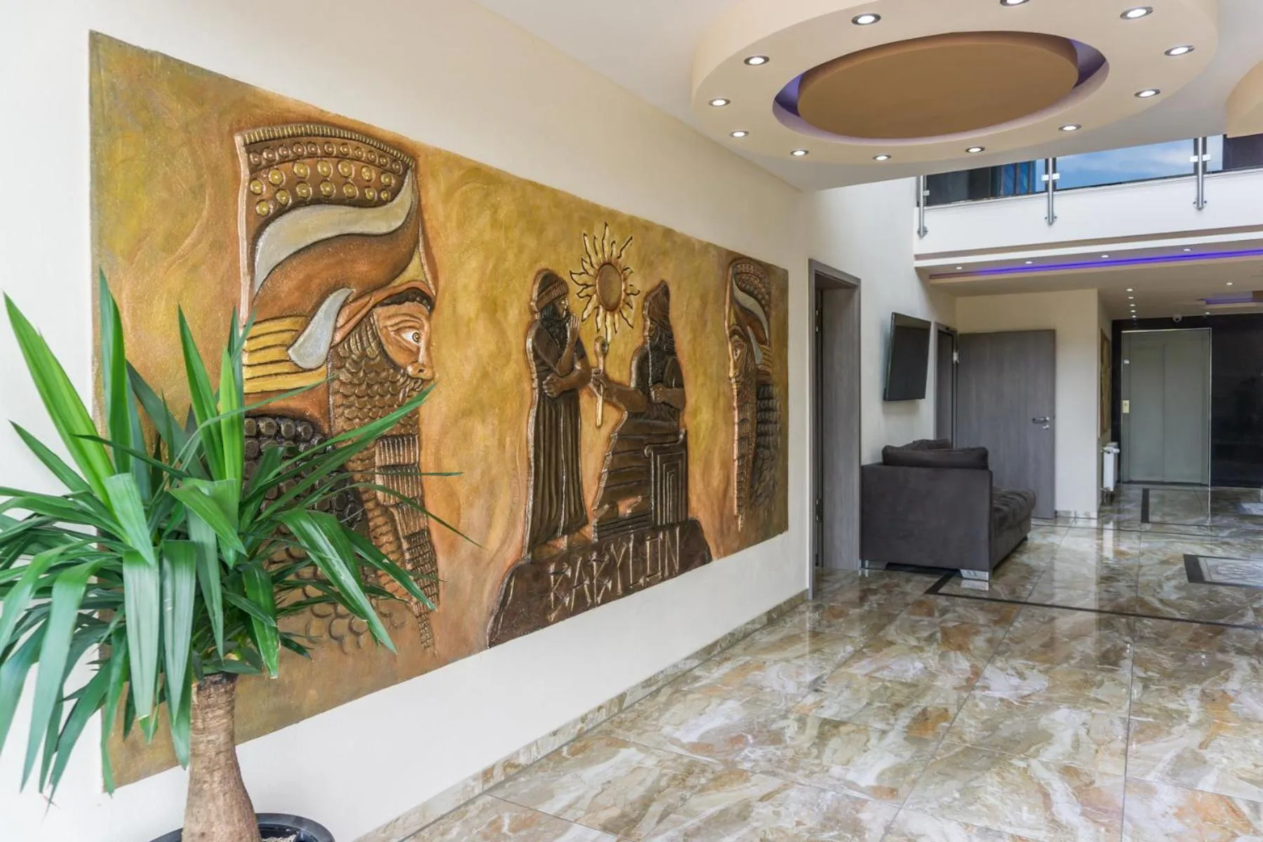 Lobby or reception in Hotel Babylon am Europa-Park