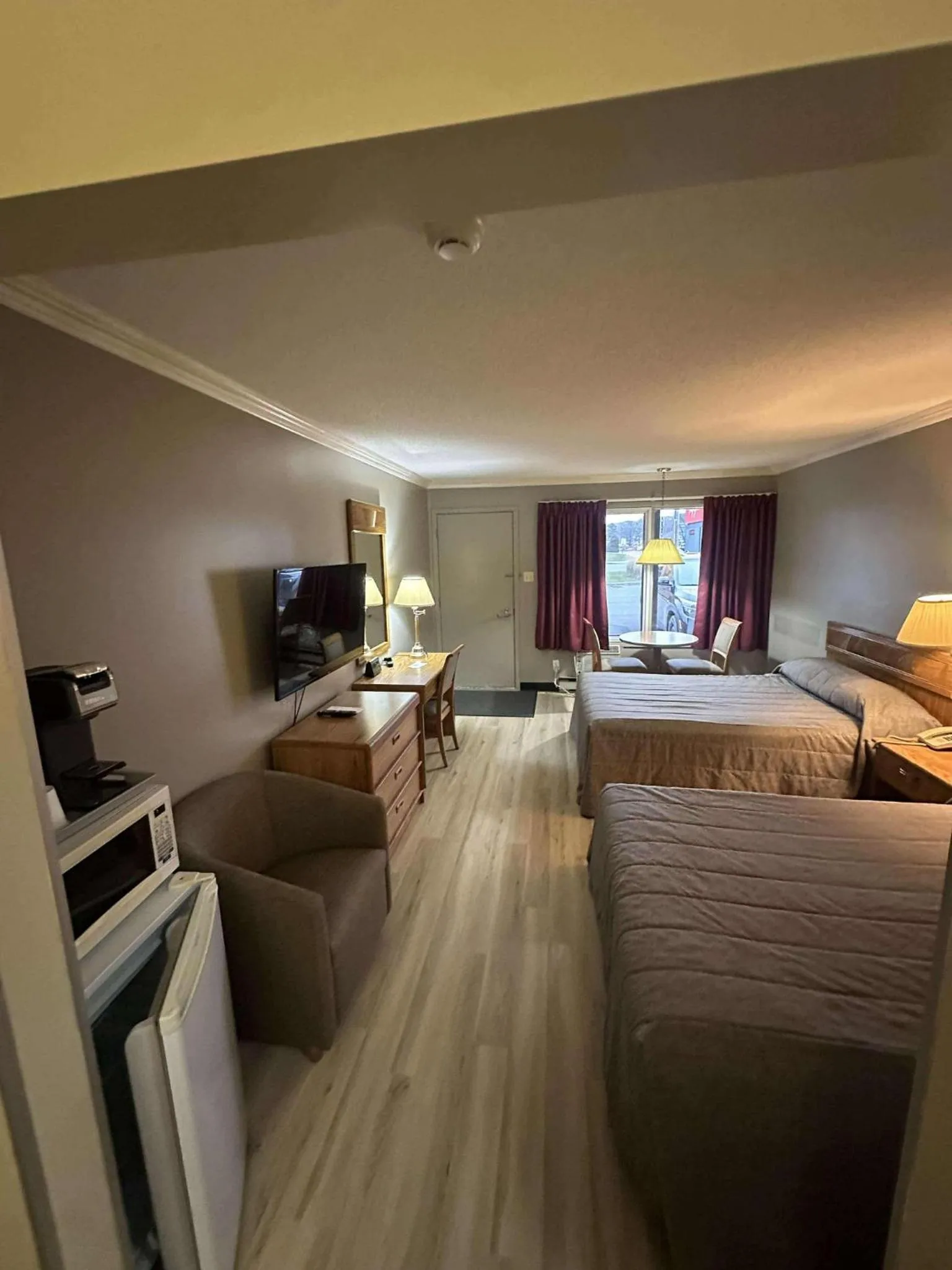 Bed in Hôtel Motel Le Voyageur