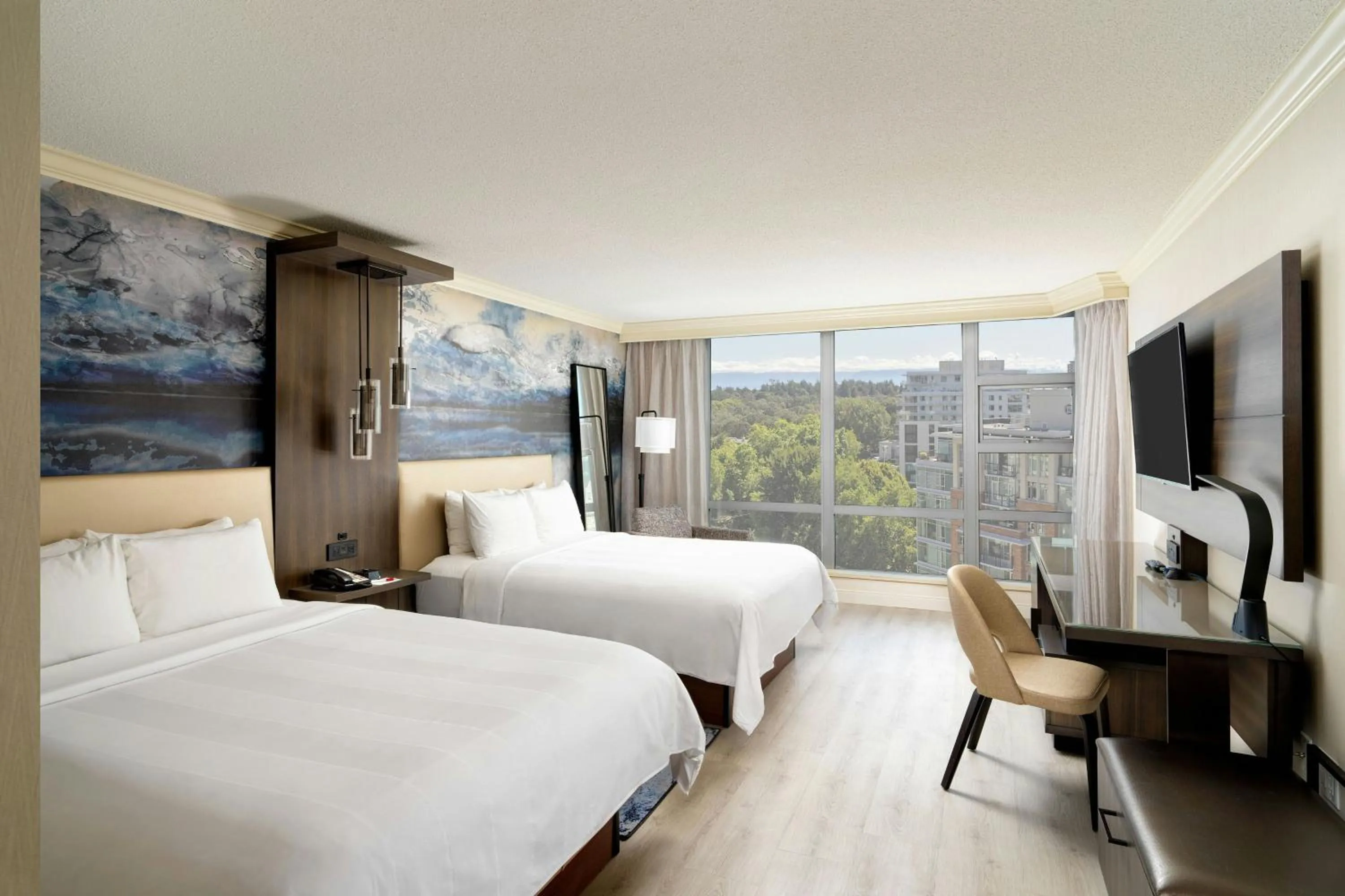 Bedroom, Bed in Victoria Marriott Inner Harbour