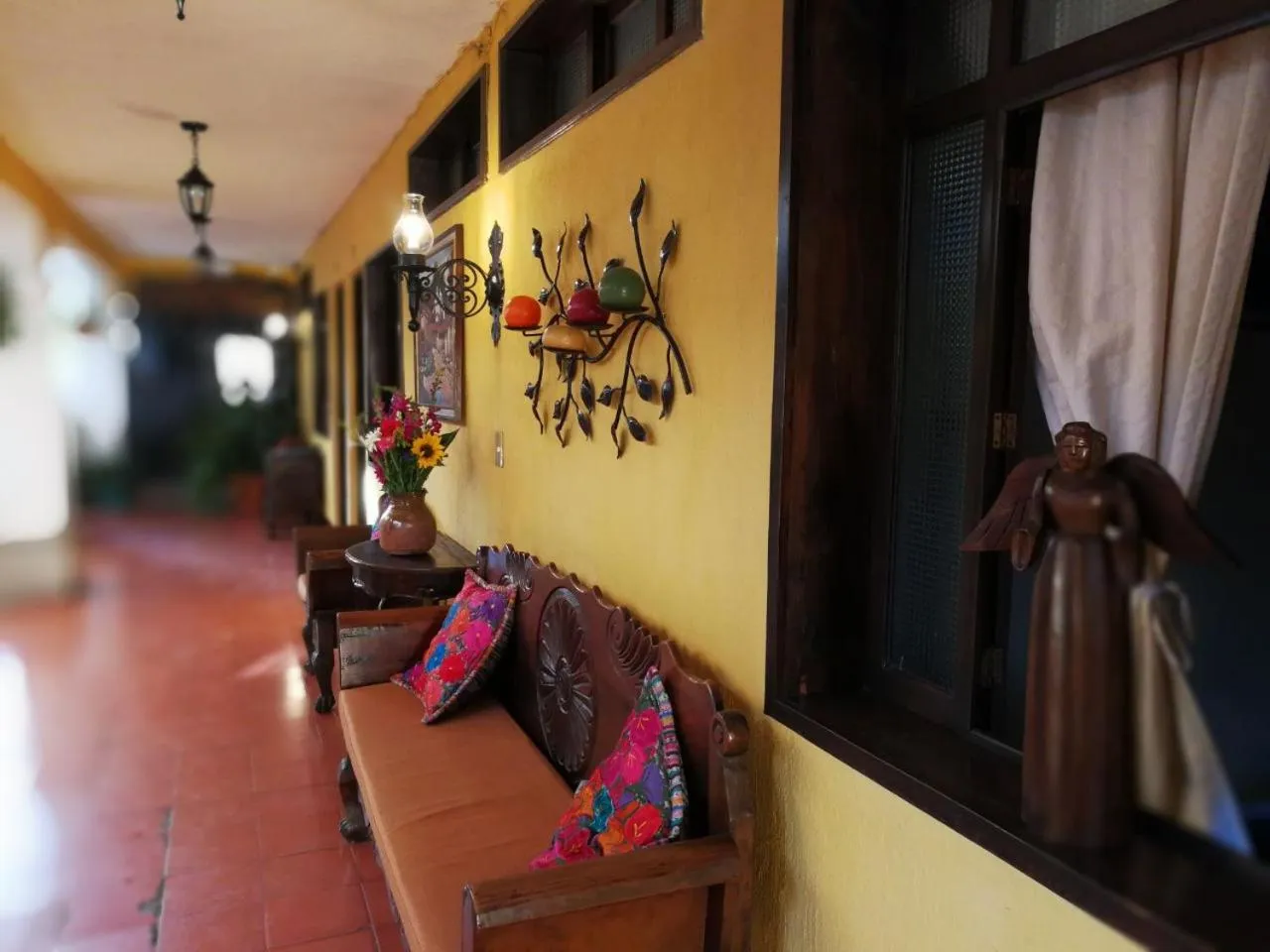 Lobby or reception in Posada Doña Luisa
