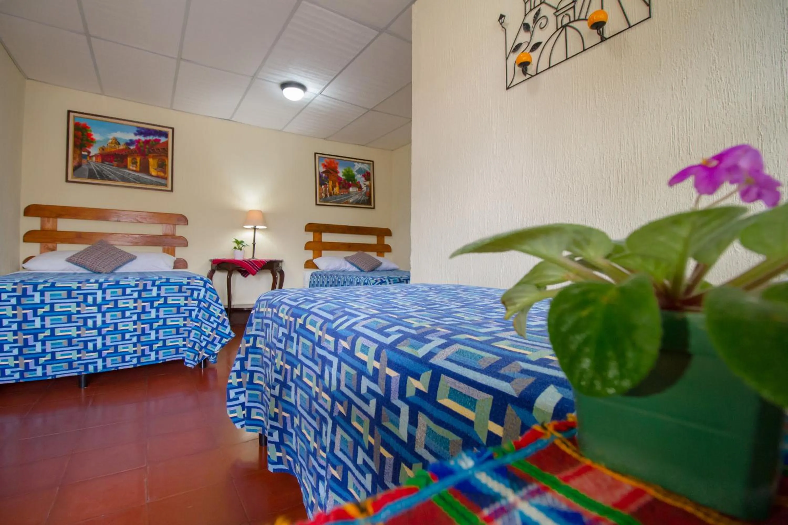 Bed in Posada Doña Luisa