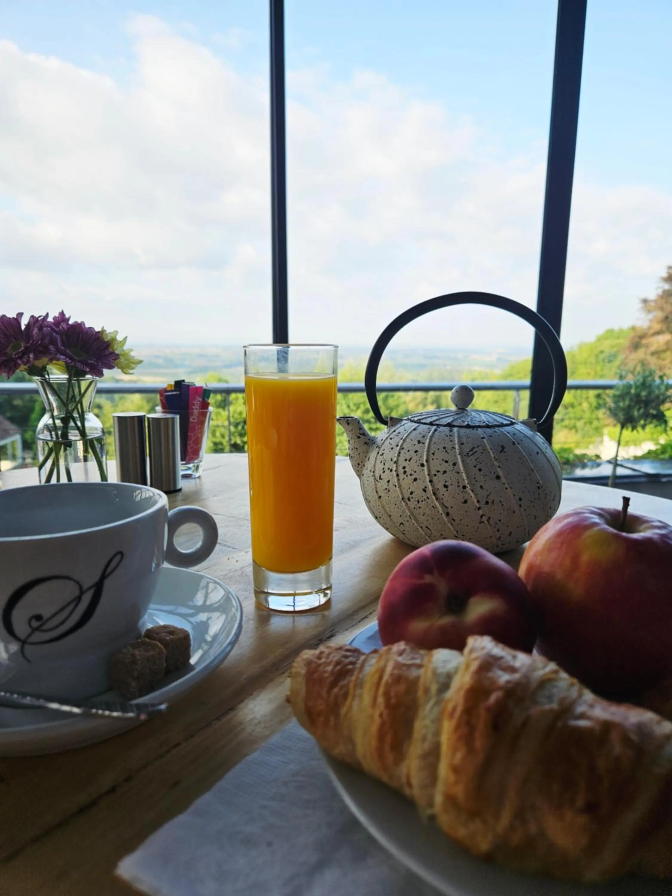 Breakfast in Châtellerie De Schoebeque