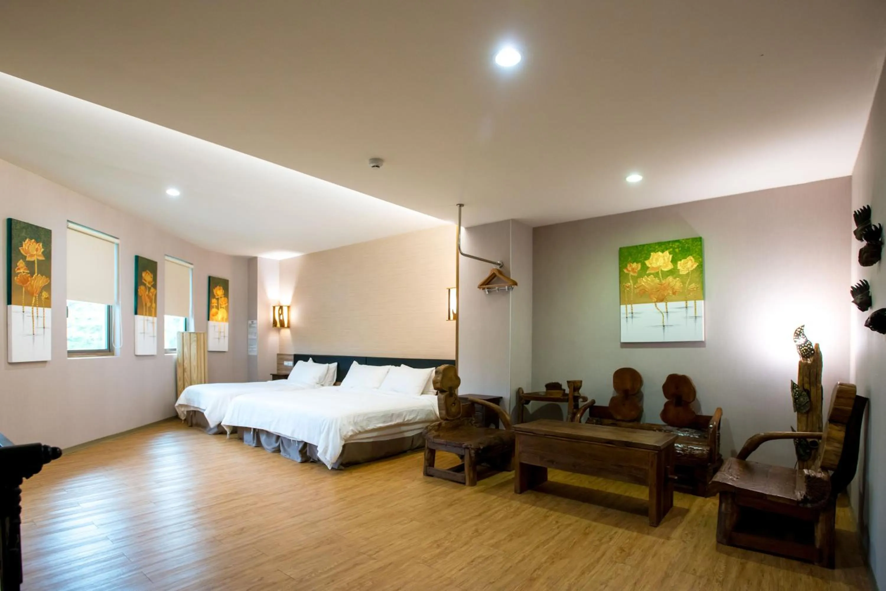 Bed in Tainan Julie's Garden 峰情文旅