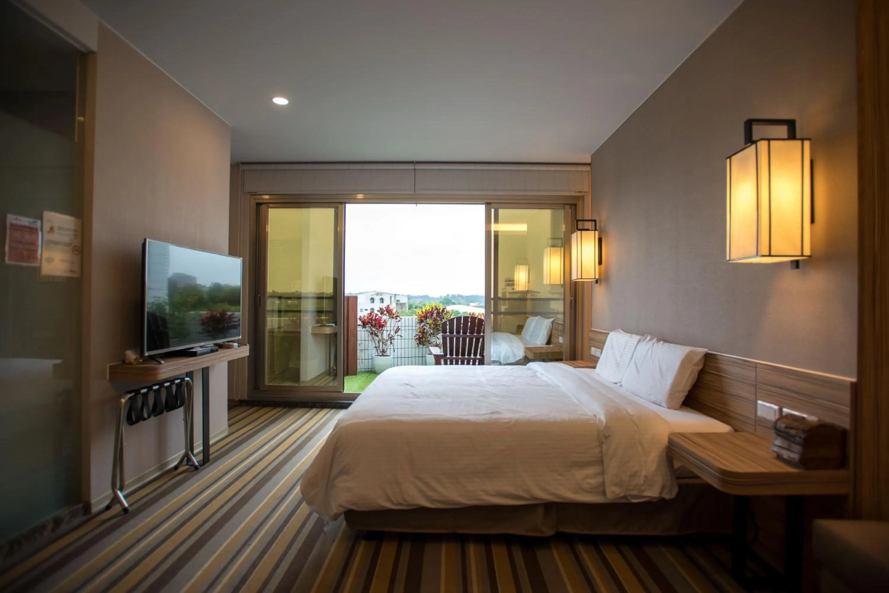 Bed in Tainan Julie's Garden 峰情文旅