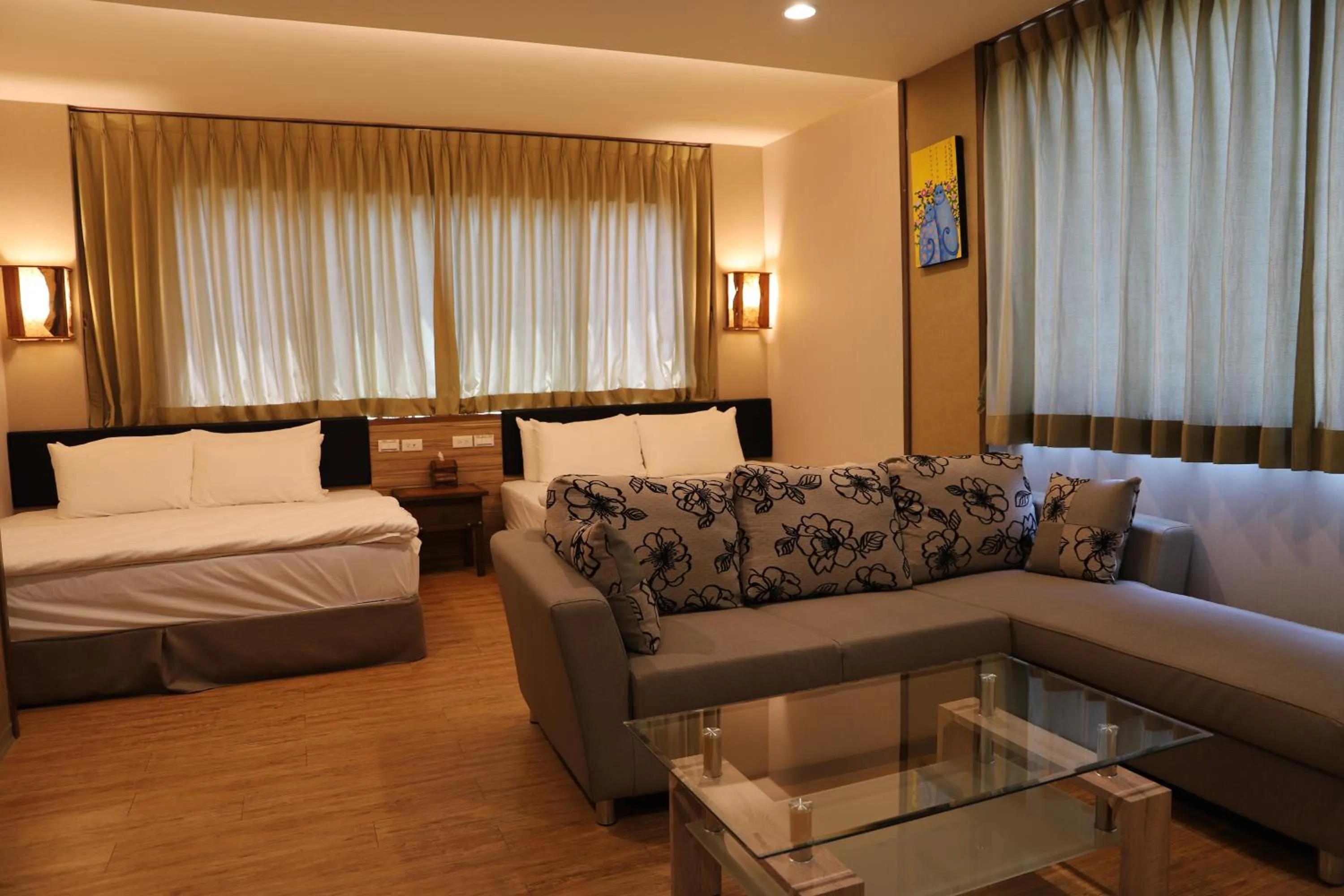 Bed in Tainan Julie's Garden 峰情文旅