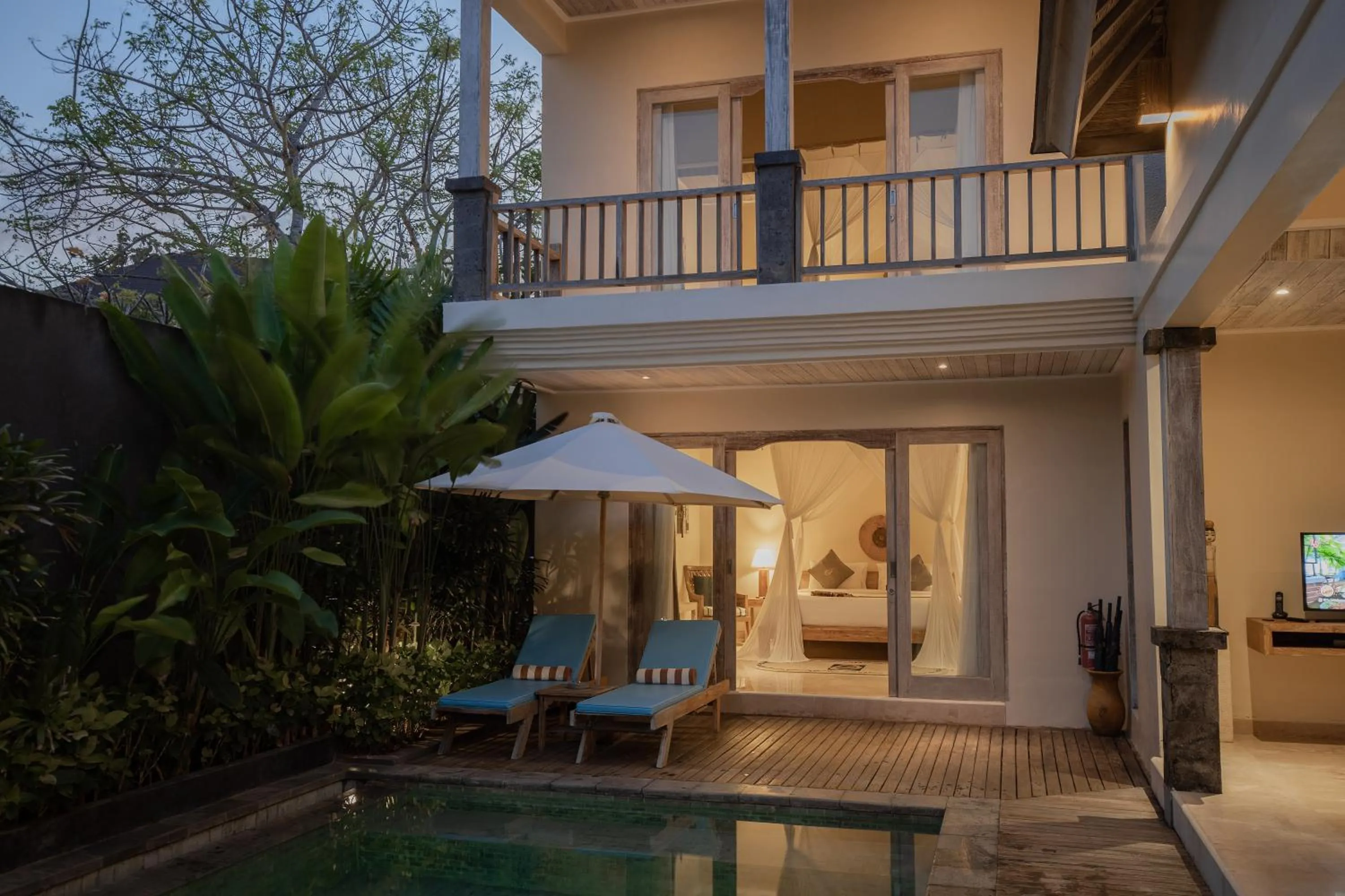 Balcony/Terrace in La Berceuse Resort and Villa Nusa Dua by Taritiya Collection