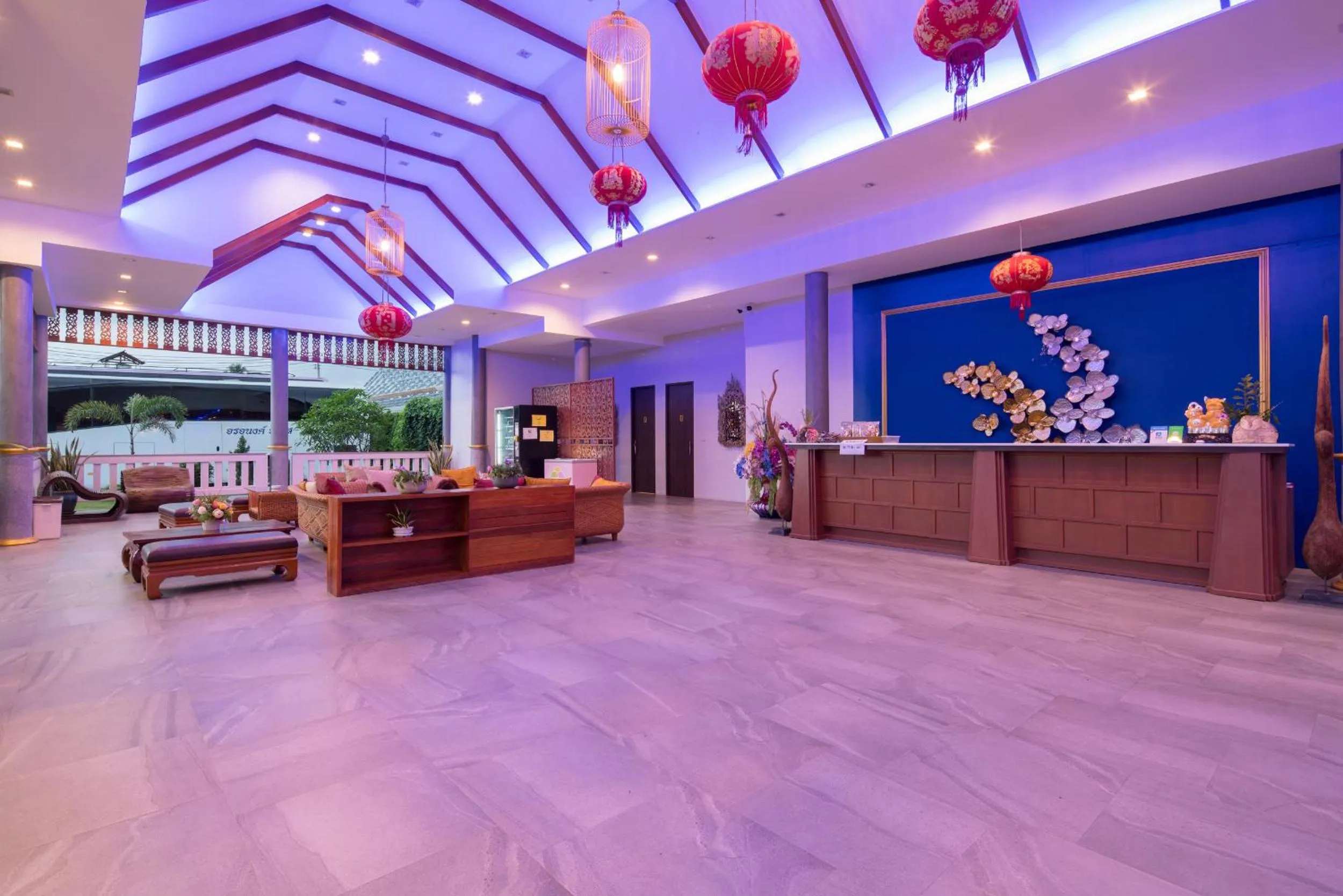 Lobby or reception in The Orchid Villa