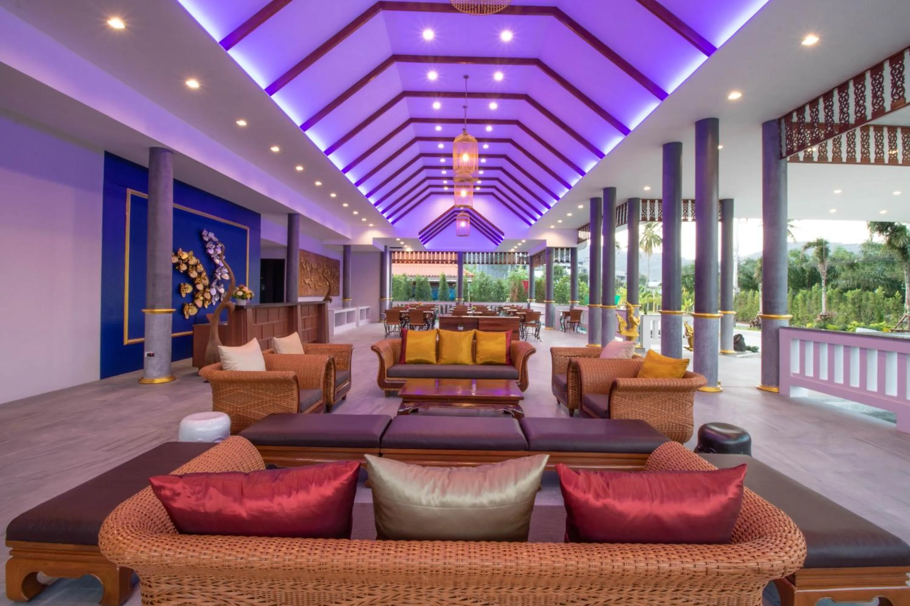 Lobby or reception in The Orchid Villa