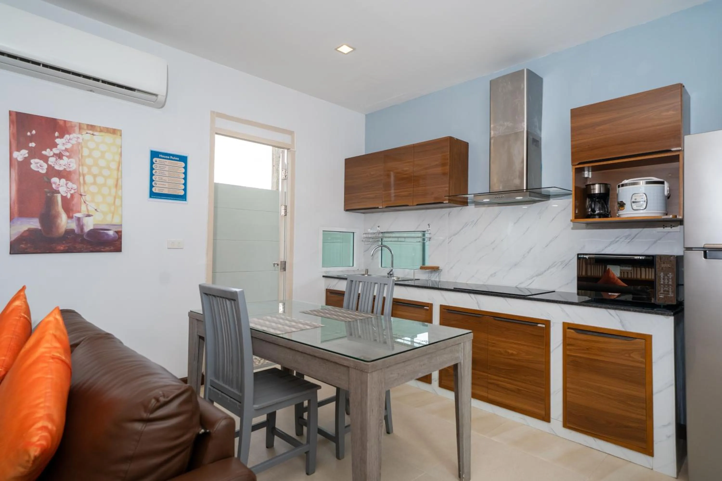 Kitchen or kitchenette in Phuket La Siesta Pool Villas & Pool Access Rooms