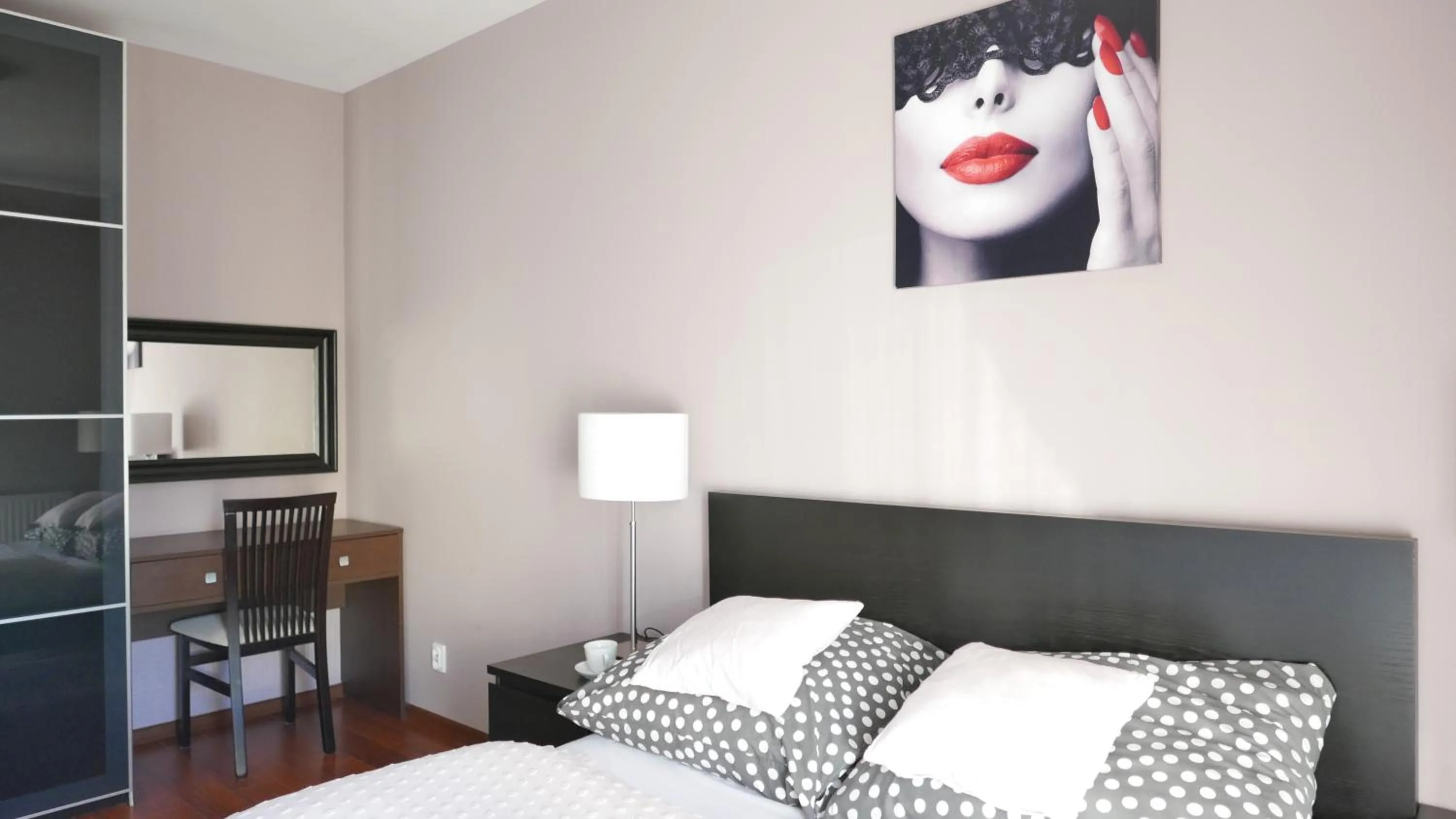 Bedroom, Bed in Apartament Słoneczny