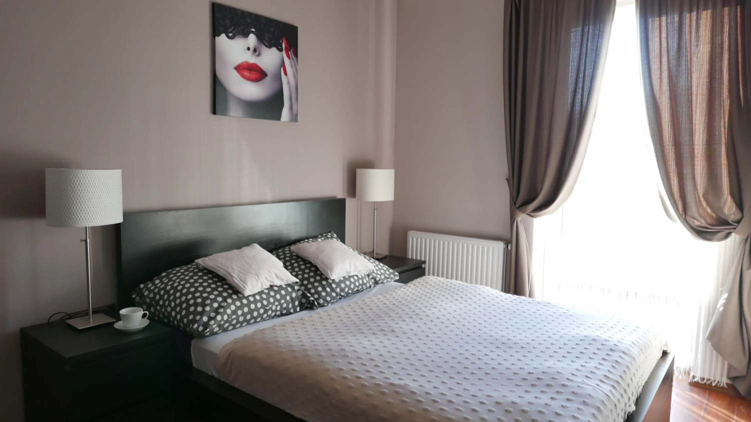 Bedroom, Bed in Apartament Słoneczny