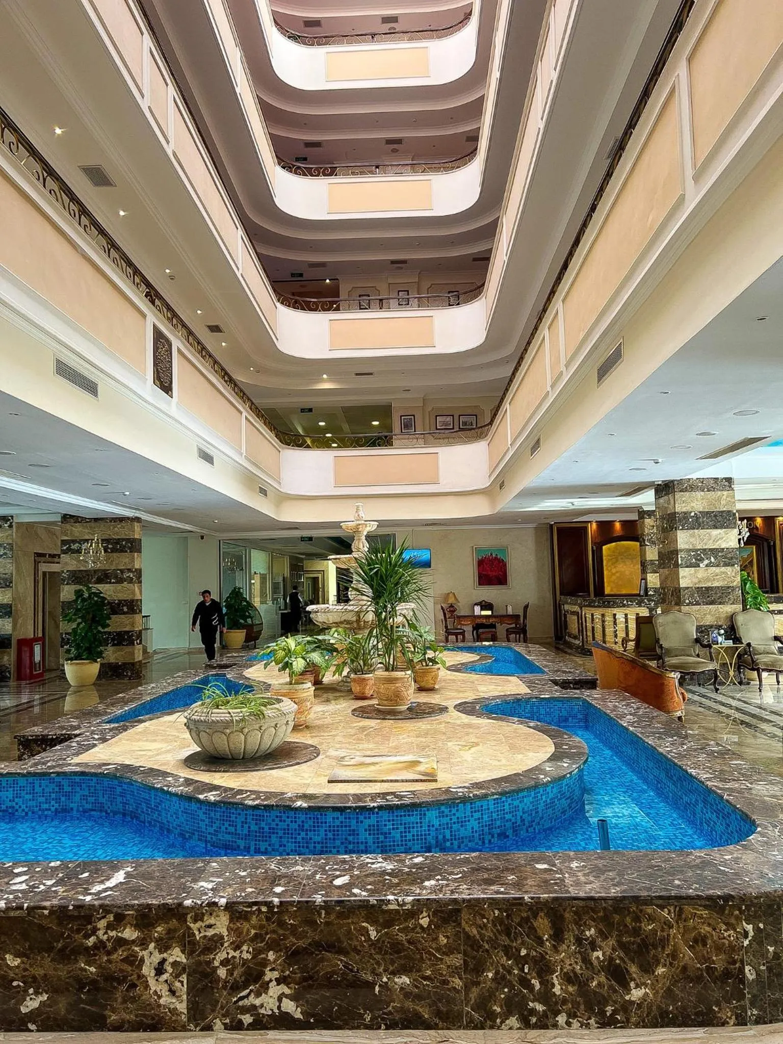 Lobby or reception in The Guard Hotel