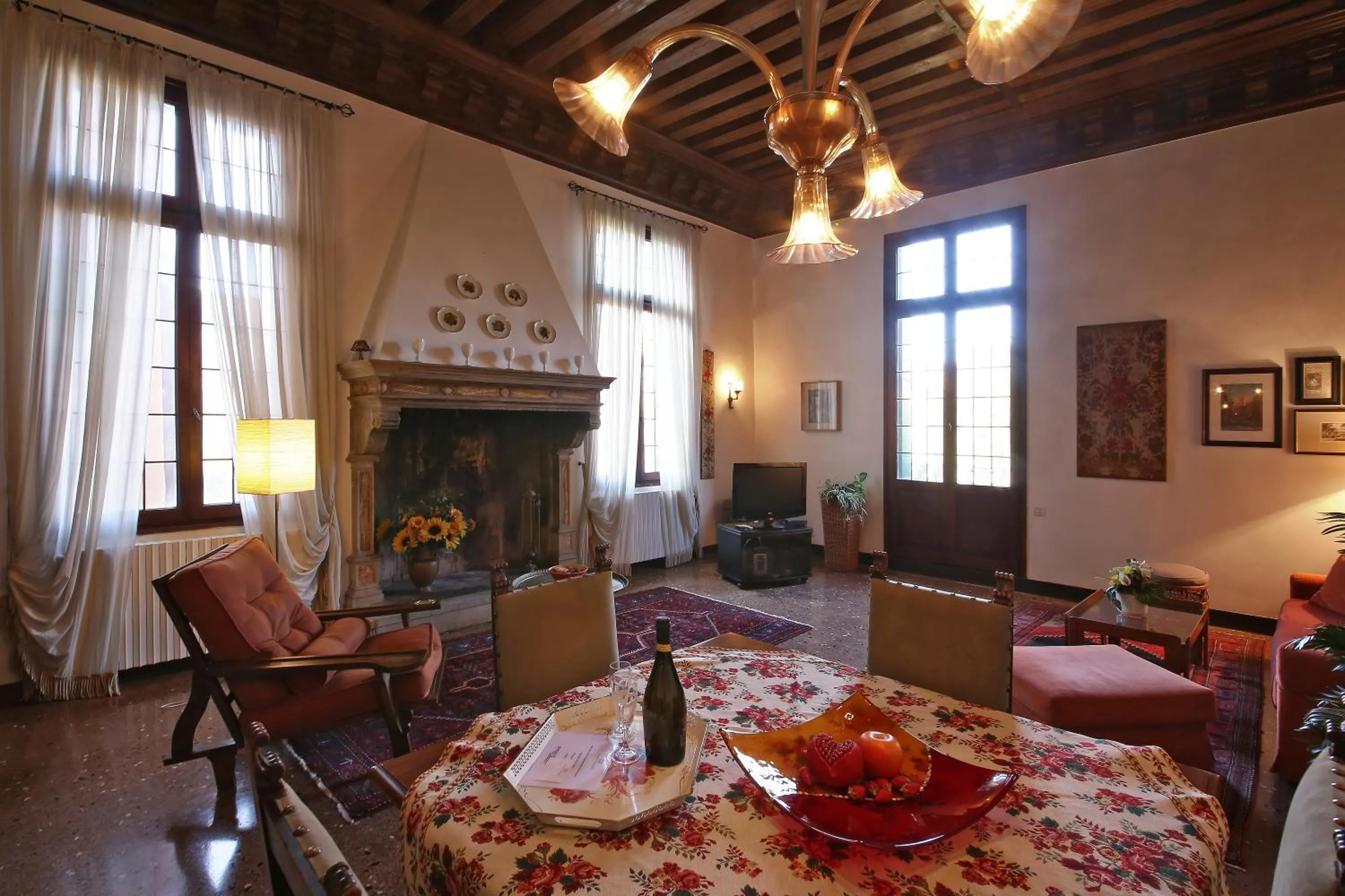 Living room in Appartamenti inside Palazzo Foscarini