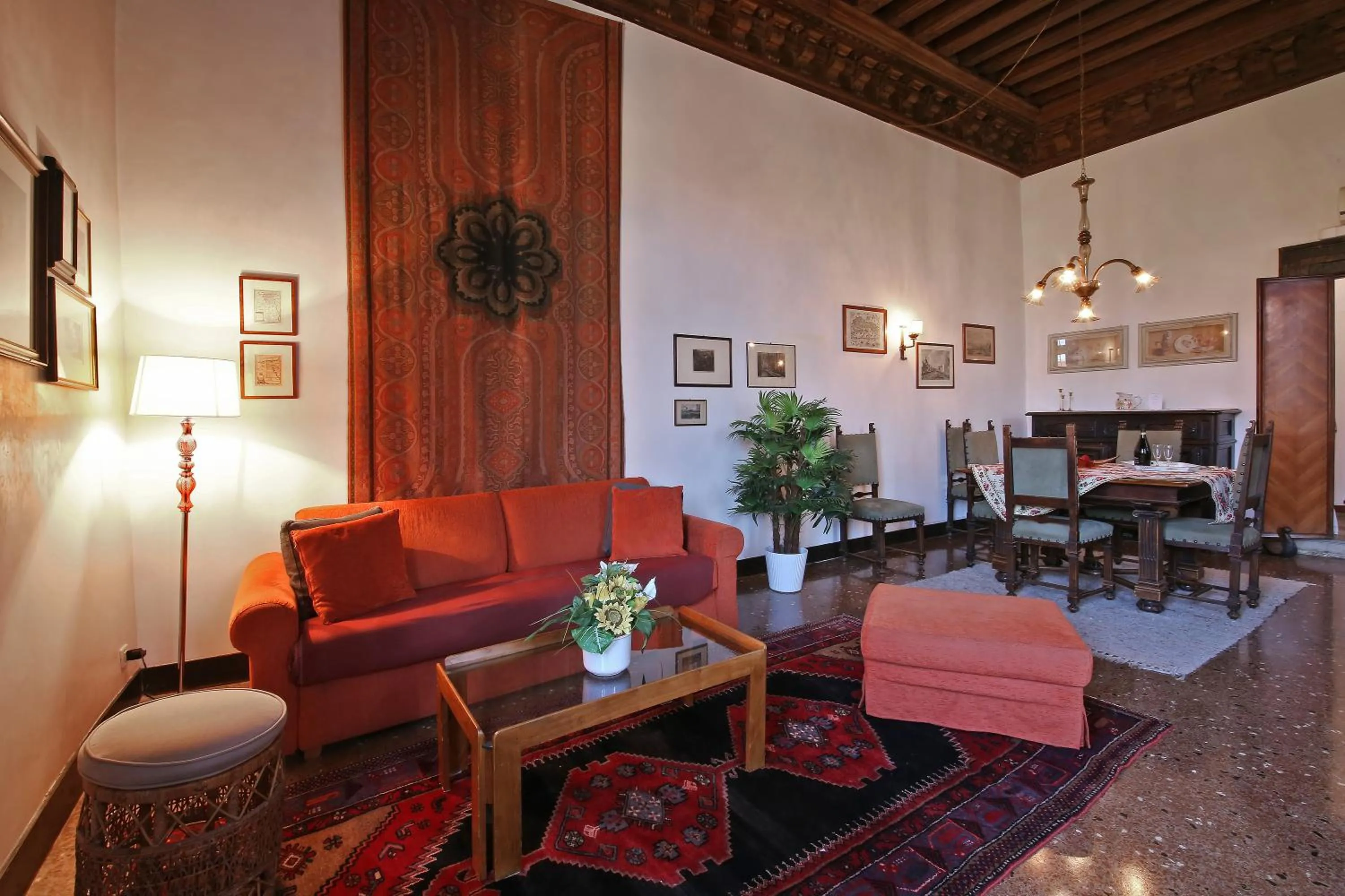 Living room in Appartamenti inside Palazzo Foscarini