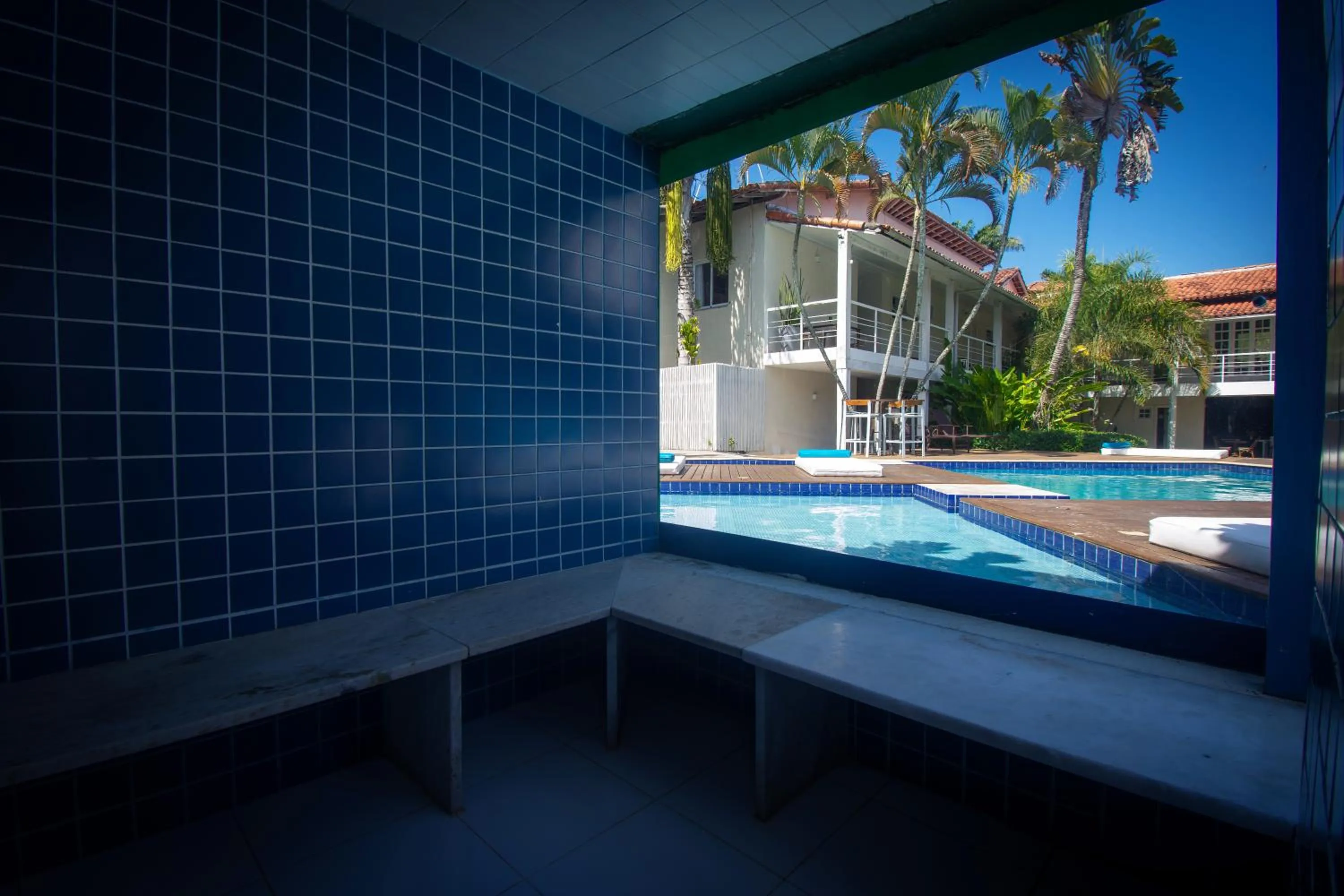 Pool view in Armação dos Búzios Pousada Design