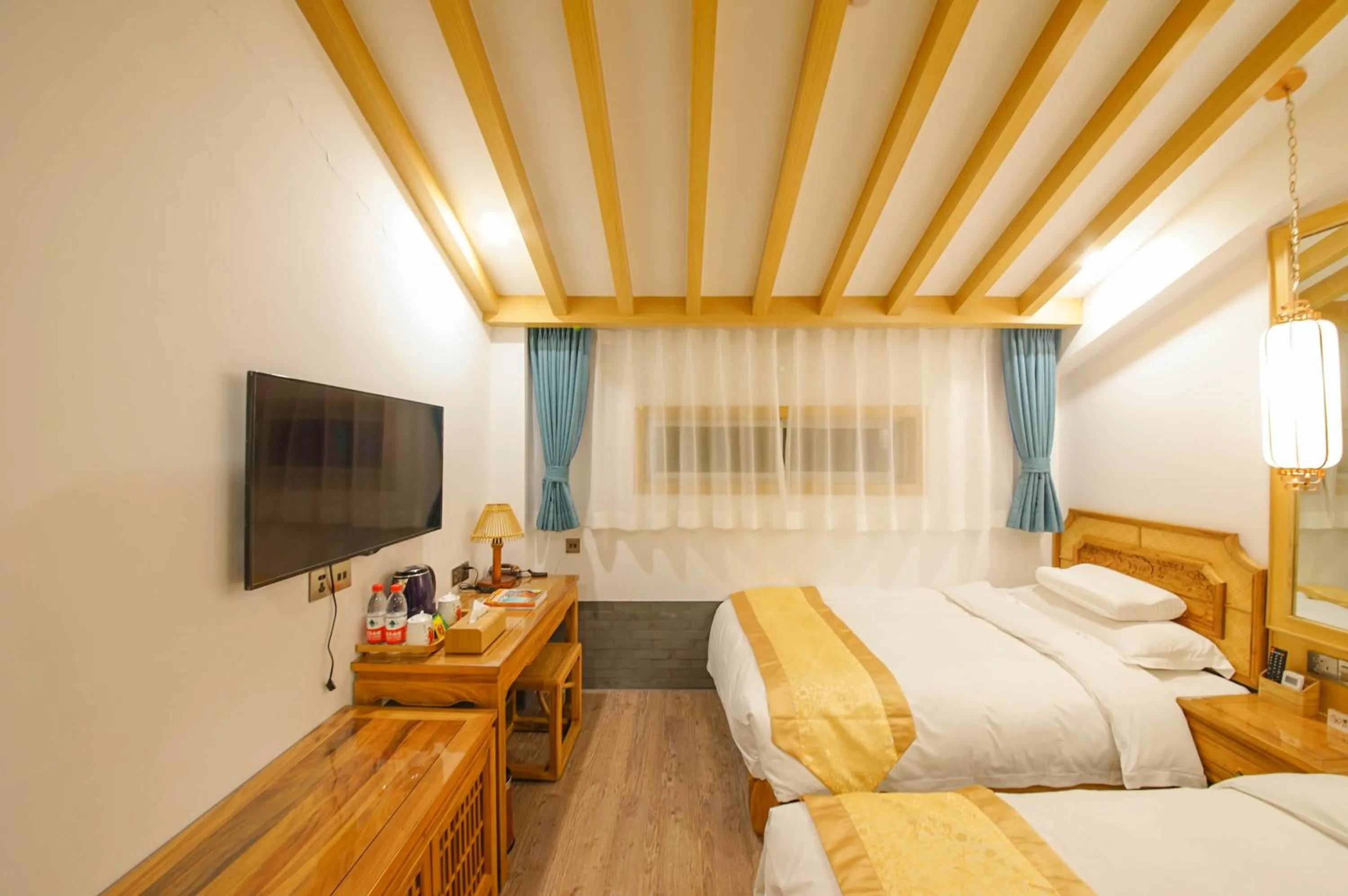 Bed in Pipa Hotel Datong