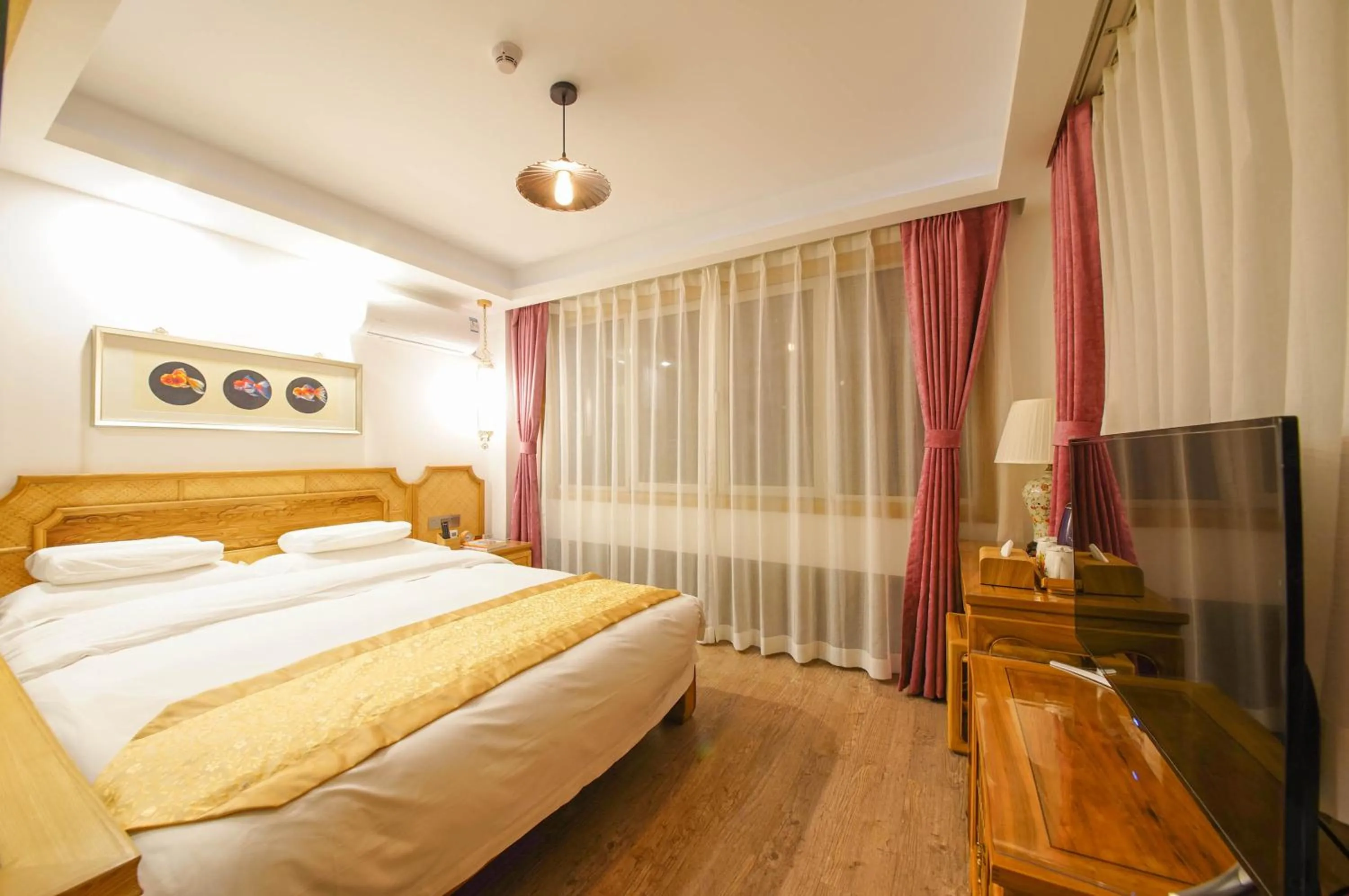 Bed in Pipa Hotel Datong