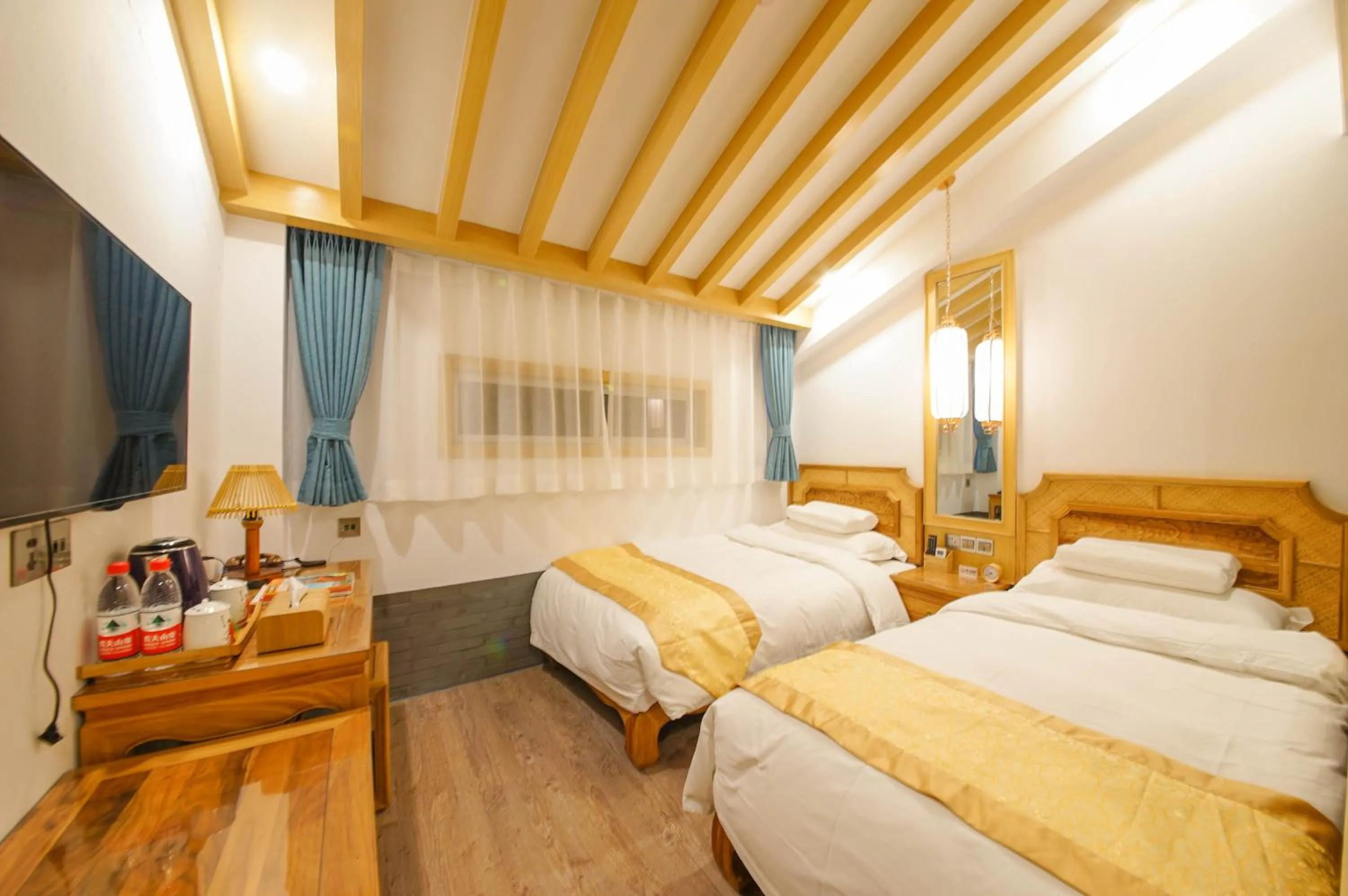 Bed in Pipa Hotel Datong