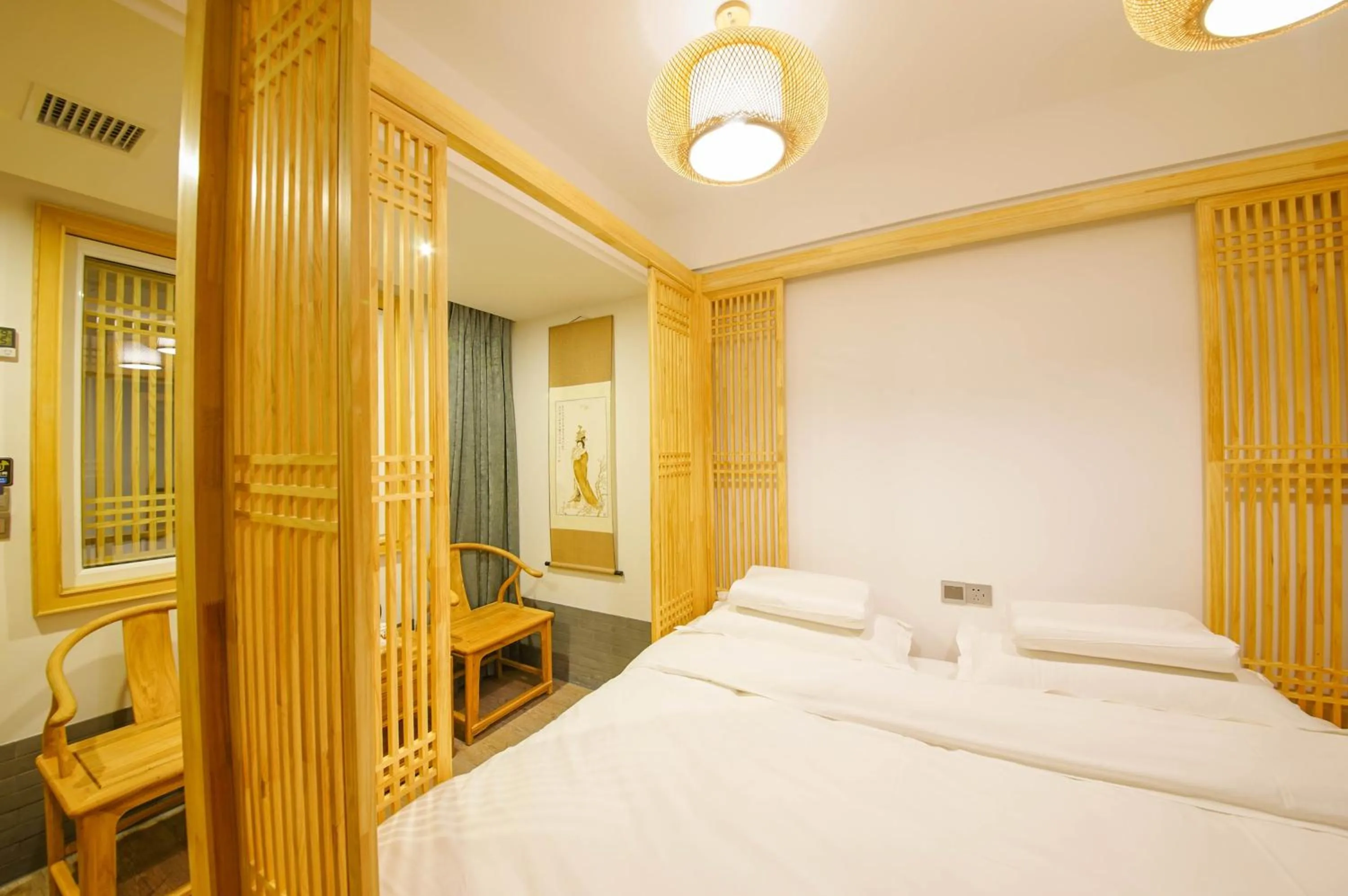 Bed in Pipa Hotel Datong