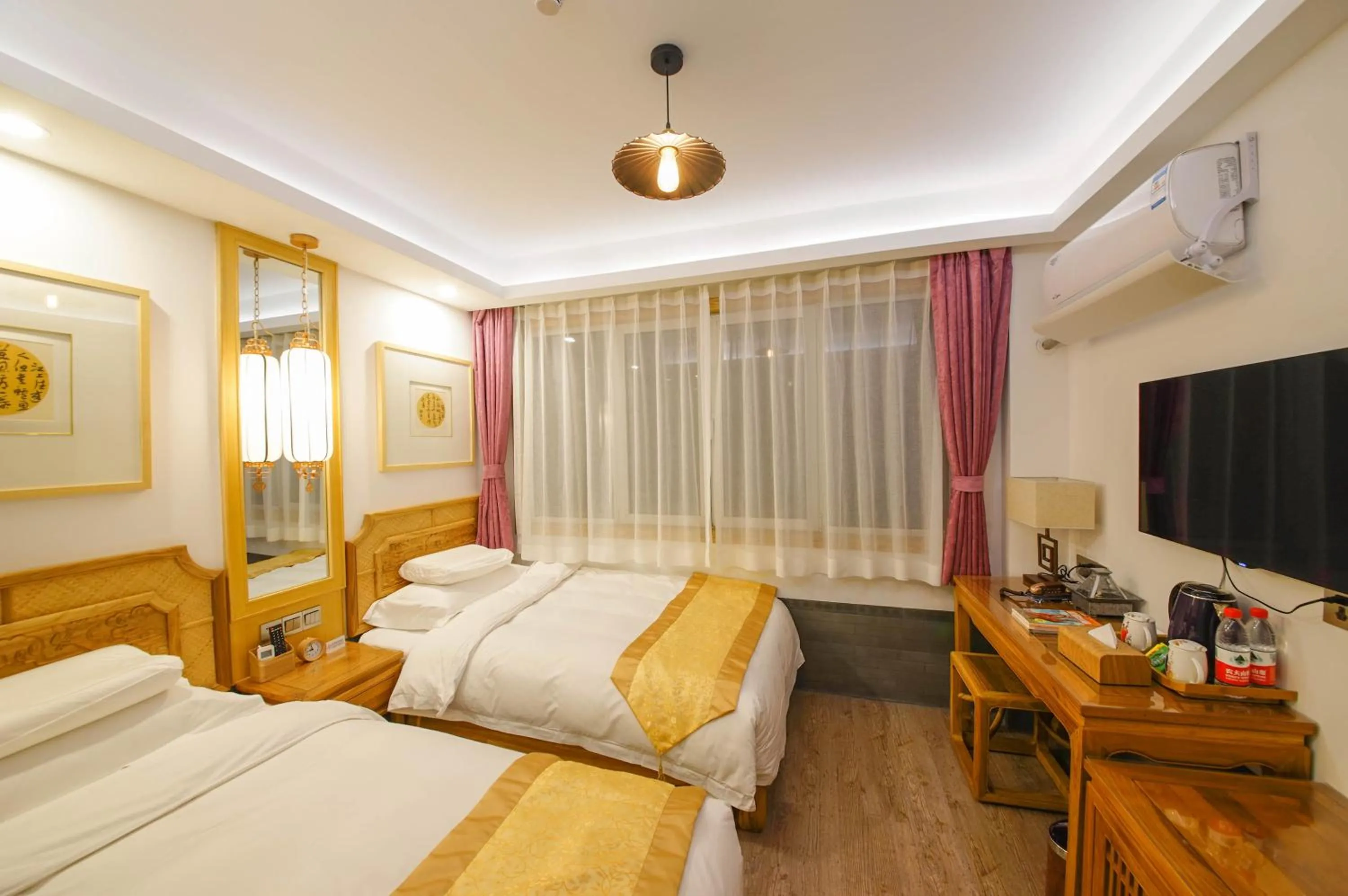 Bed in Pipa Hotel Datong