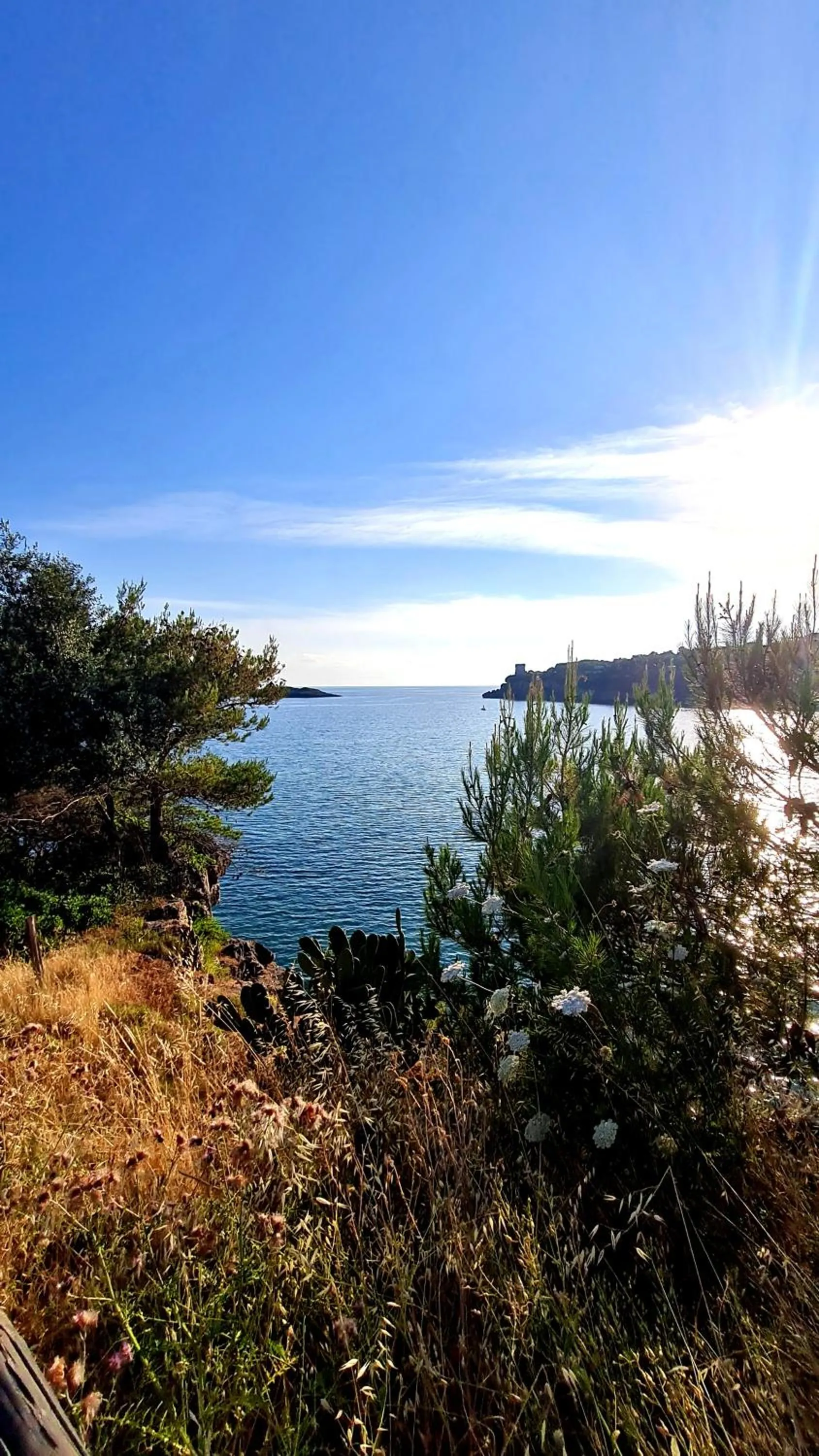 Sea view in B&B Giostell