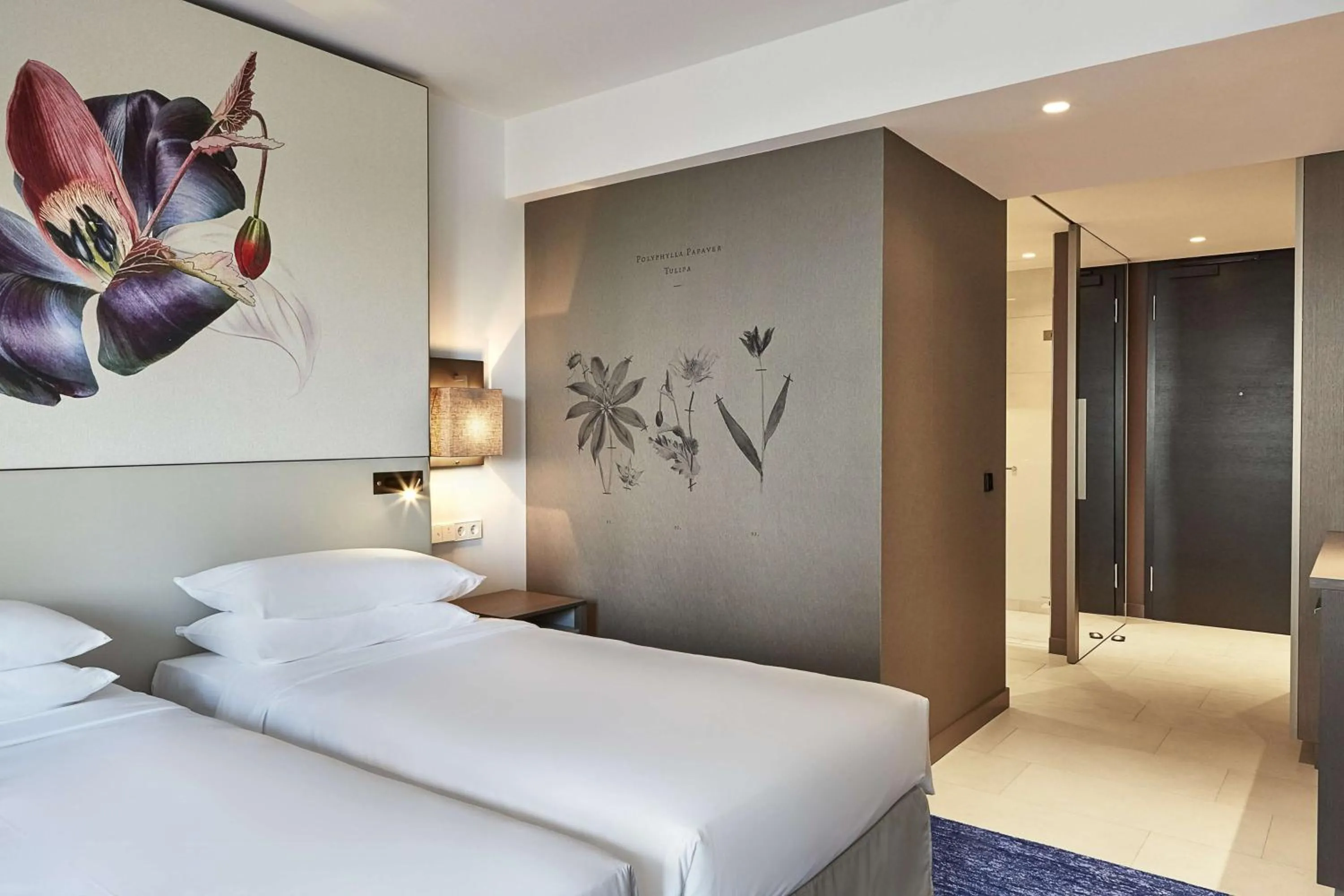 Bed in Hyatt Regency Amsterdam