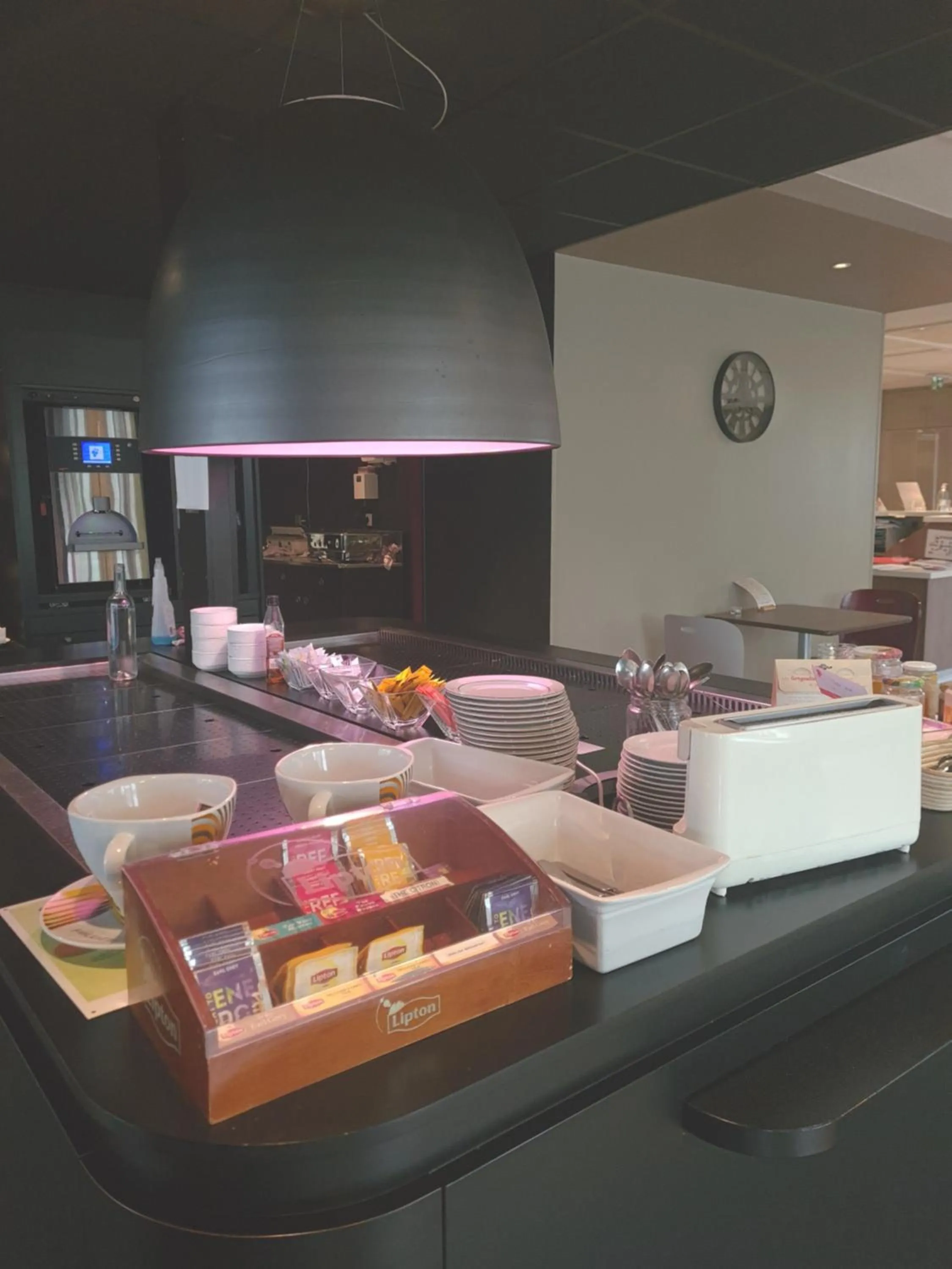 Buffet breakfast in Brit Hotel Confort Nancy Lunéville