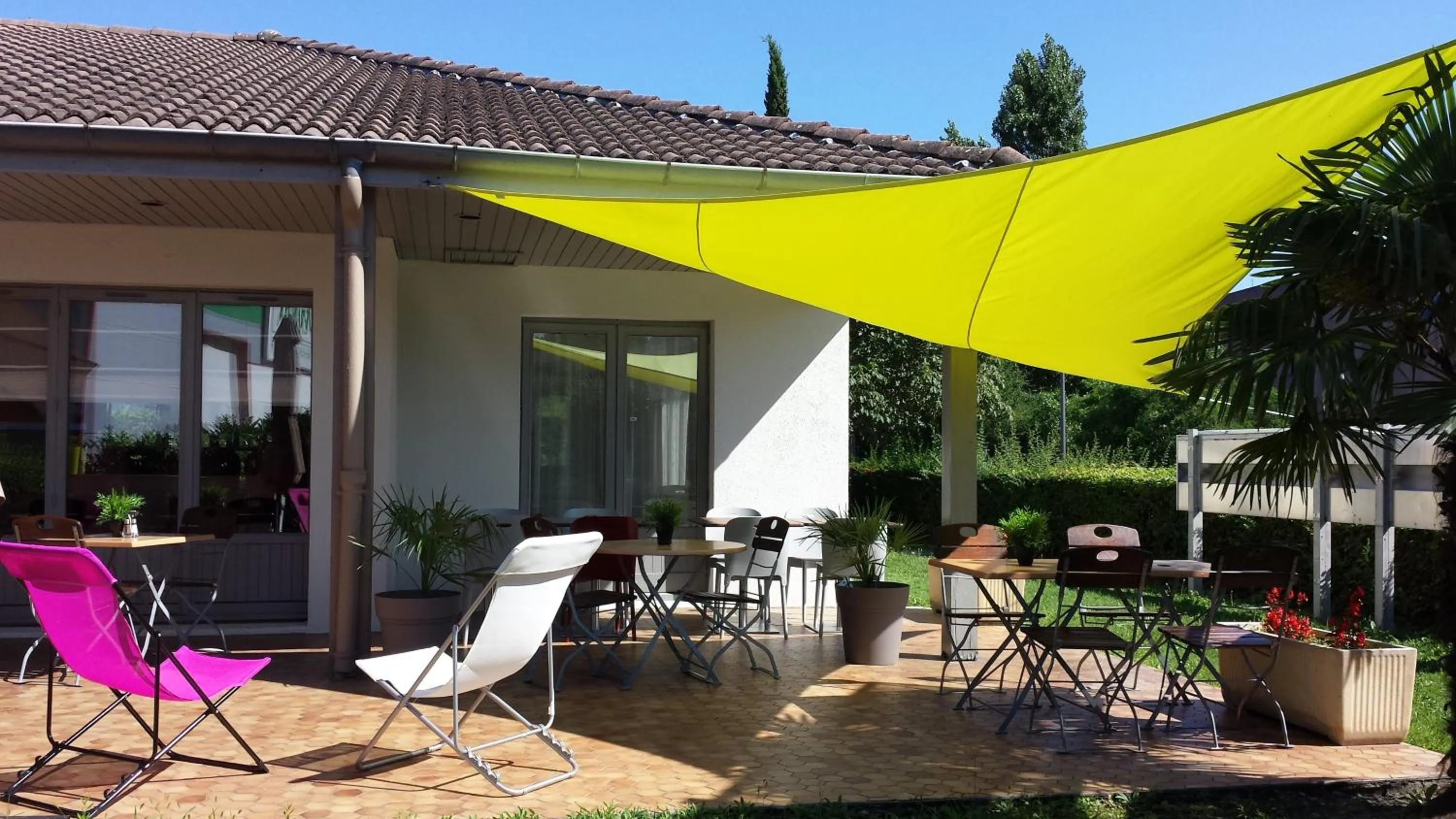 Patio in Campanile Lyon Sud Feyzin