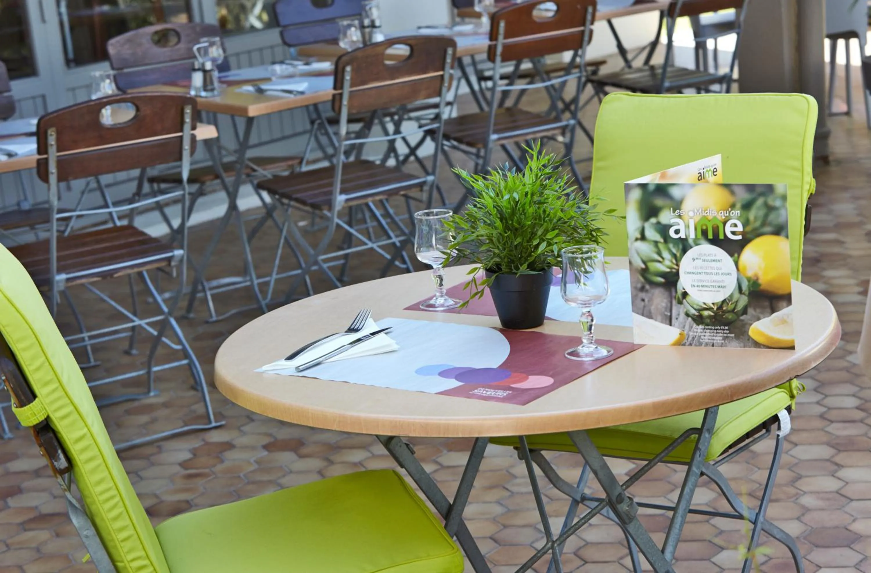 Patio in Campanile Lyon Sud Feyzin