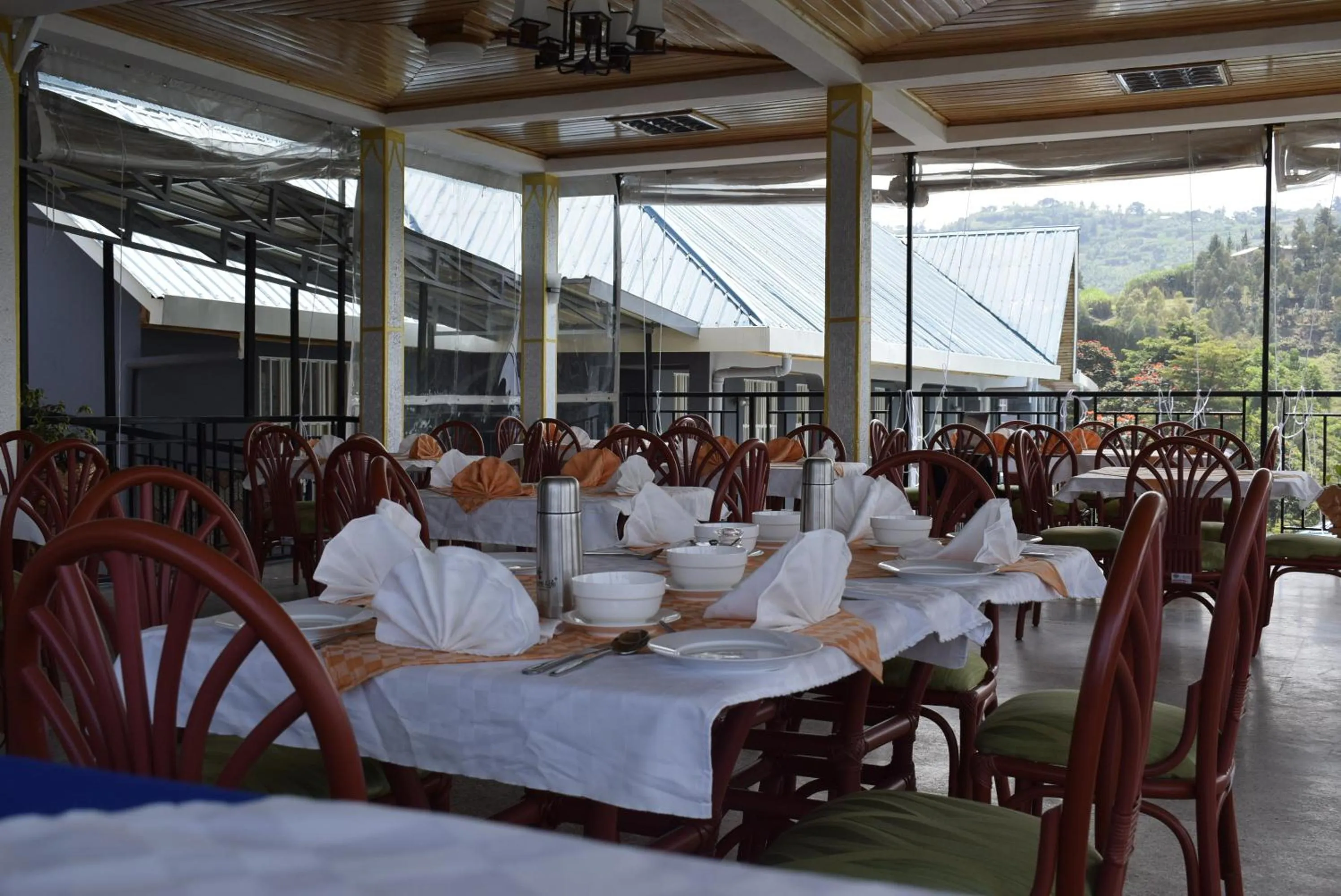 Food and drinks in Kivu Peace View Hotel