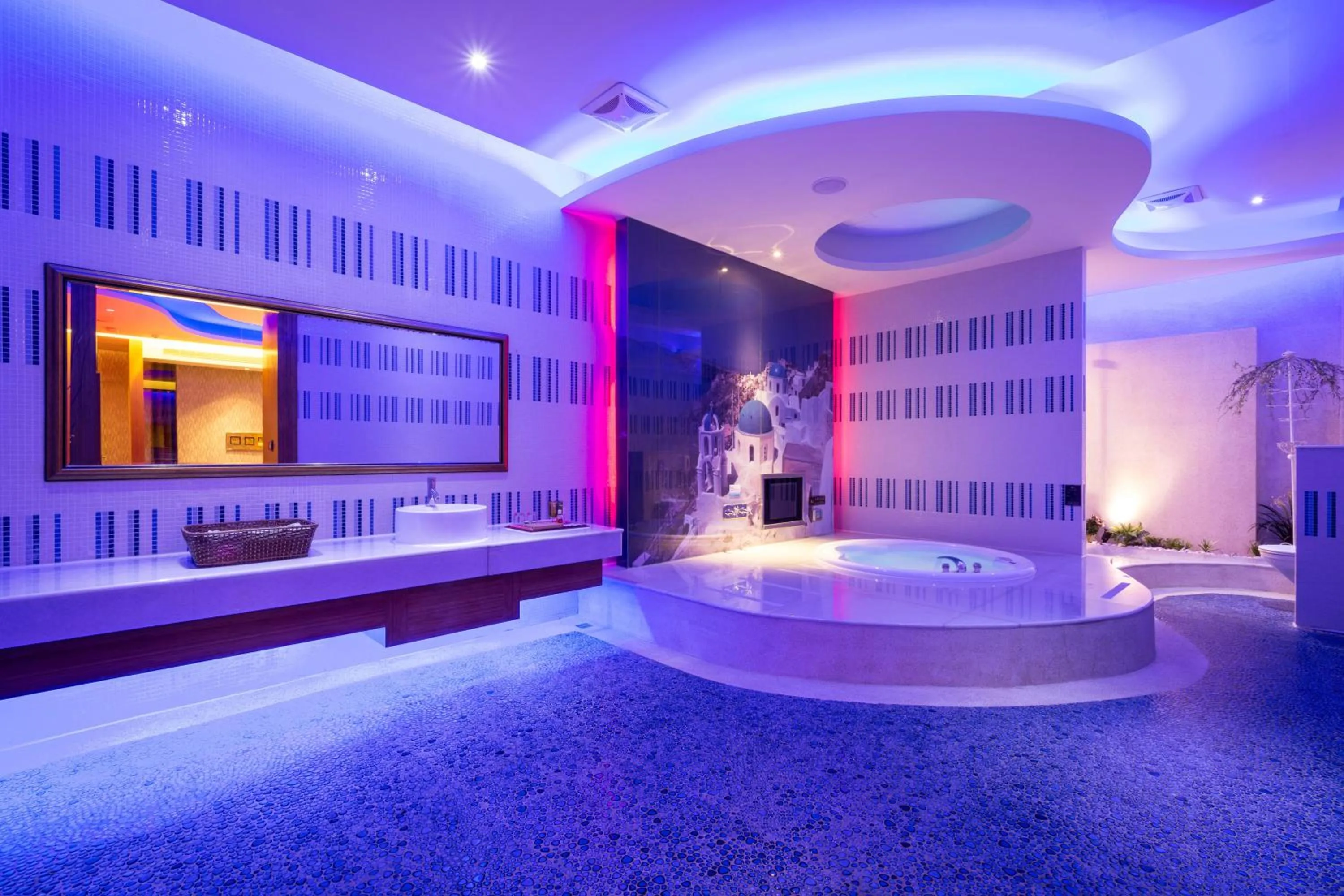 Steam room in Norway Forest Villa Motel