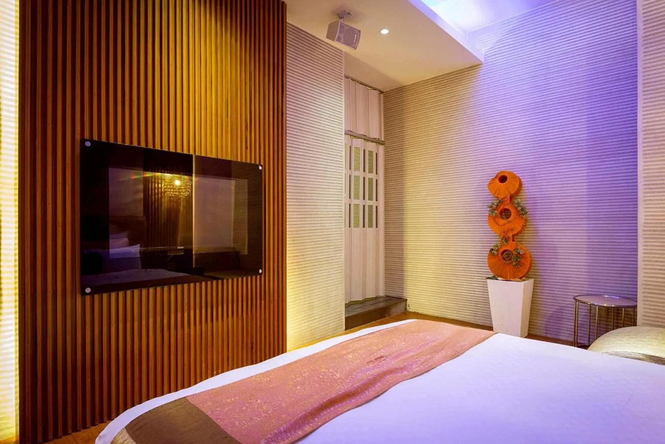 Bed in Norway Forest Villa Motel